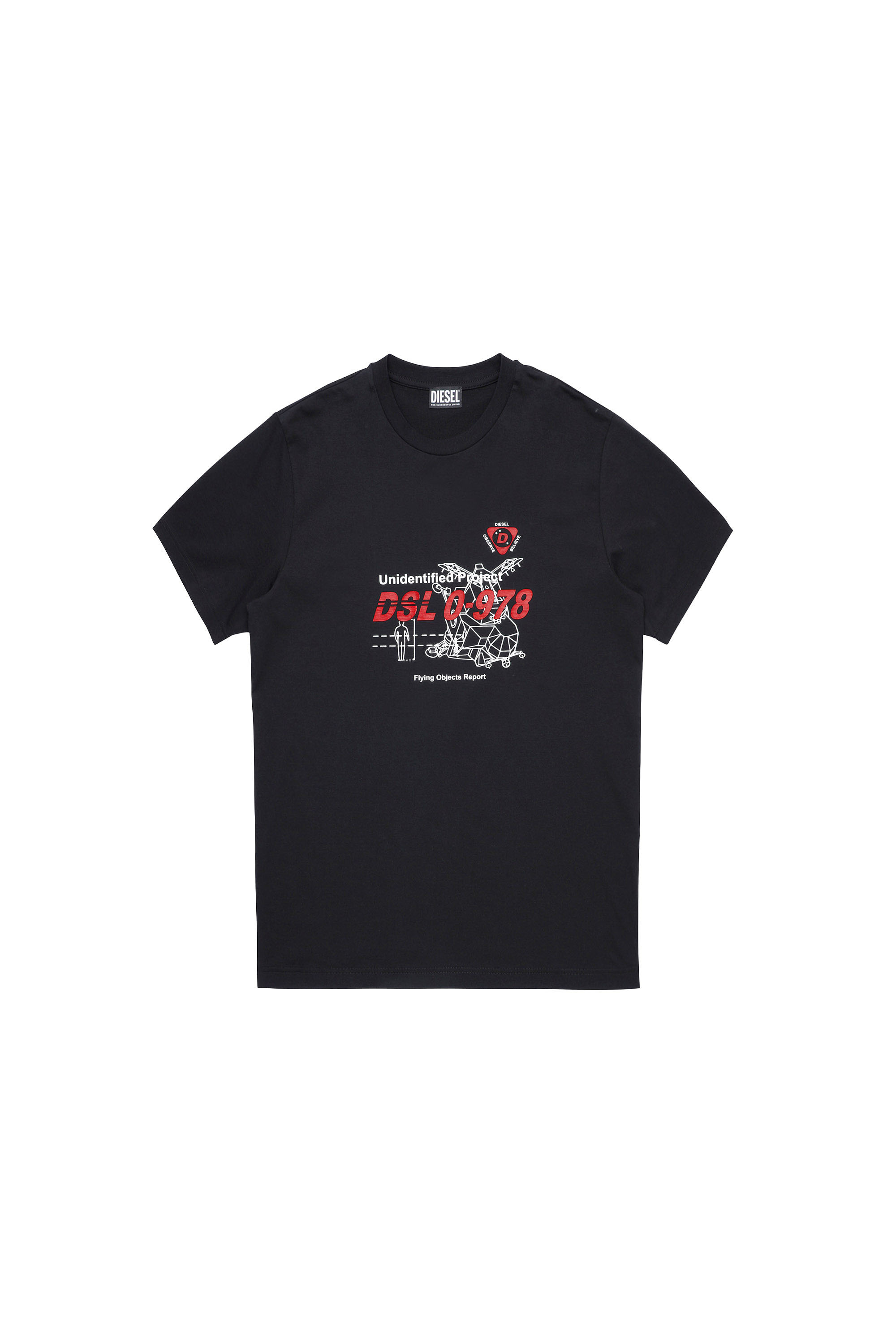 T-DIEGOS-B82, Schwarz - T-Shirts