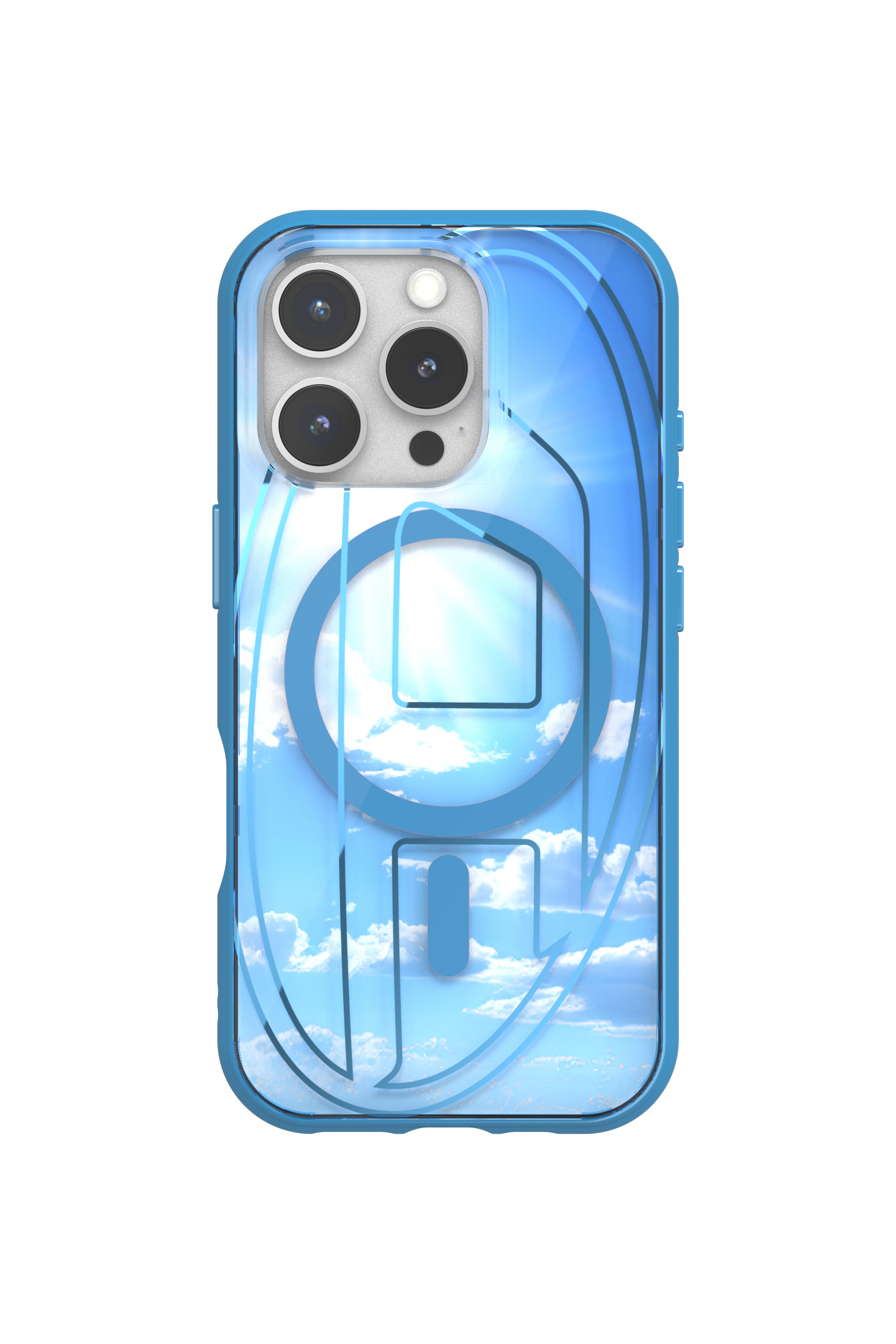 Diesel - 60253 AOP CASE, Coque Oval D avec MagSafe iPhone 16 Pro Mixte in Bleu - 4