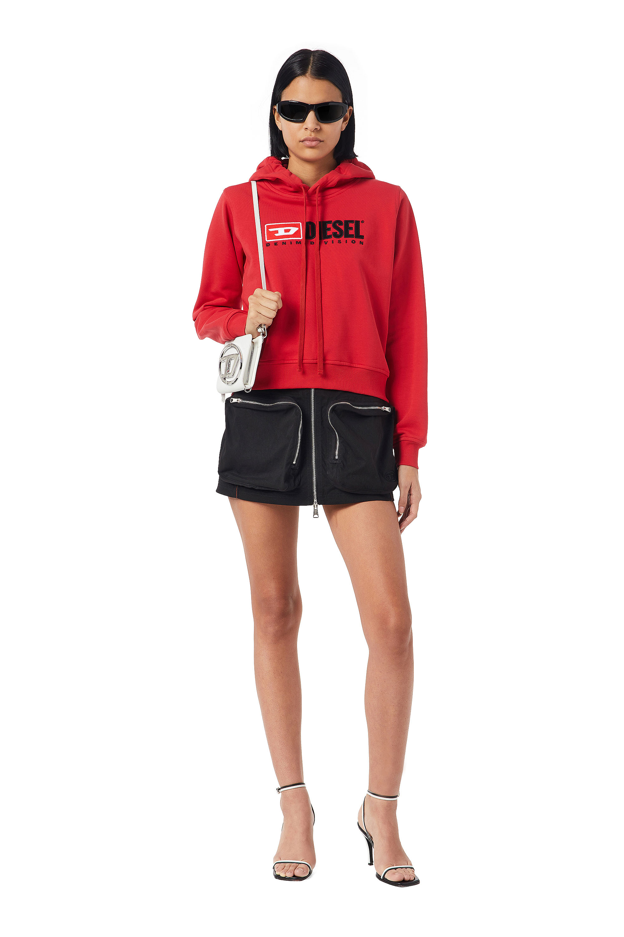 Diesel - F-REGGY-HOOD-DIV, Rosso - Image 2