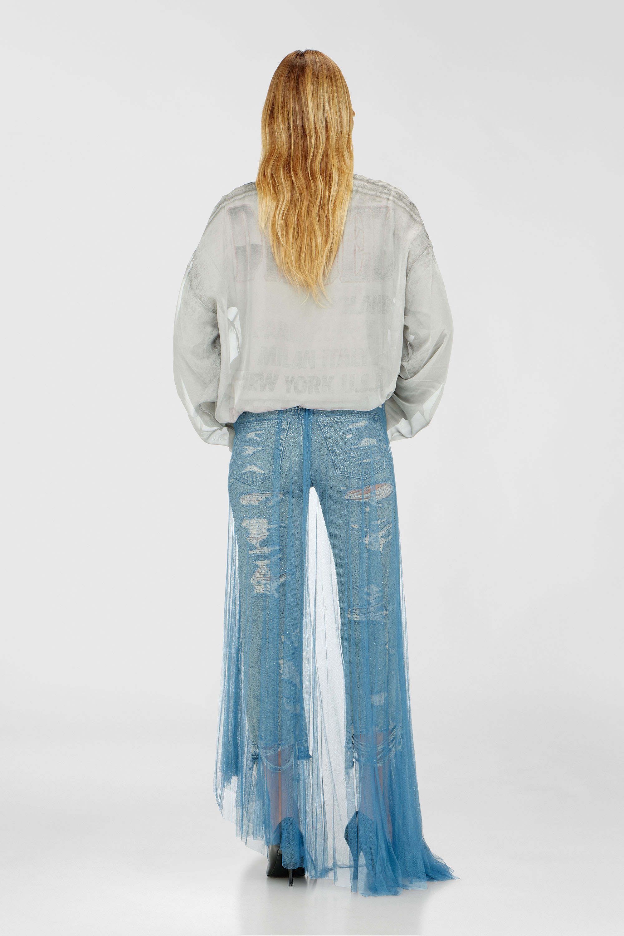 Diesel - Regular Jeans D-Aisi 0DBER Donna, Blu medio - Image 3