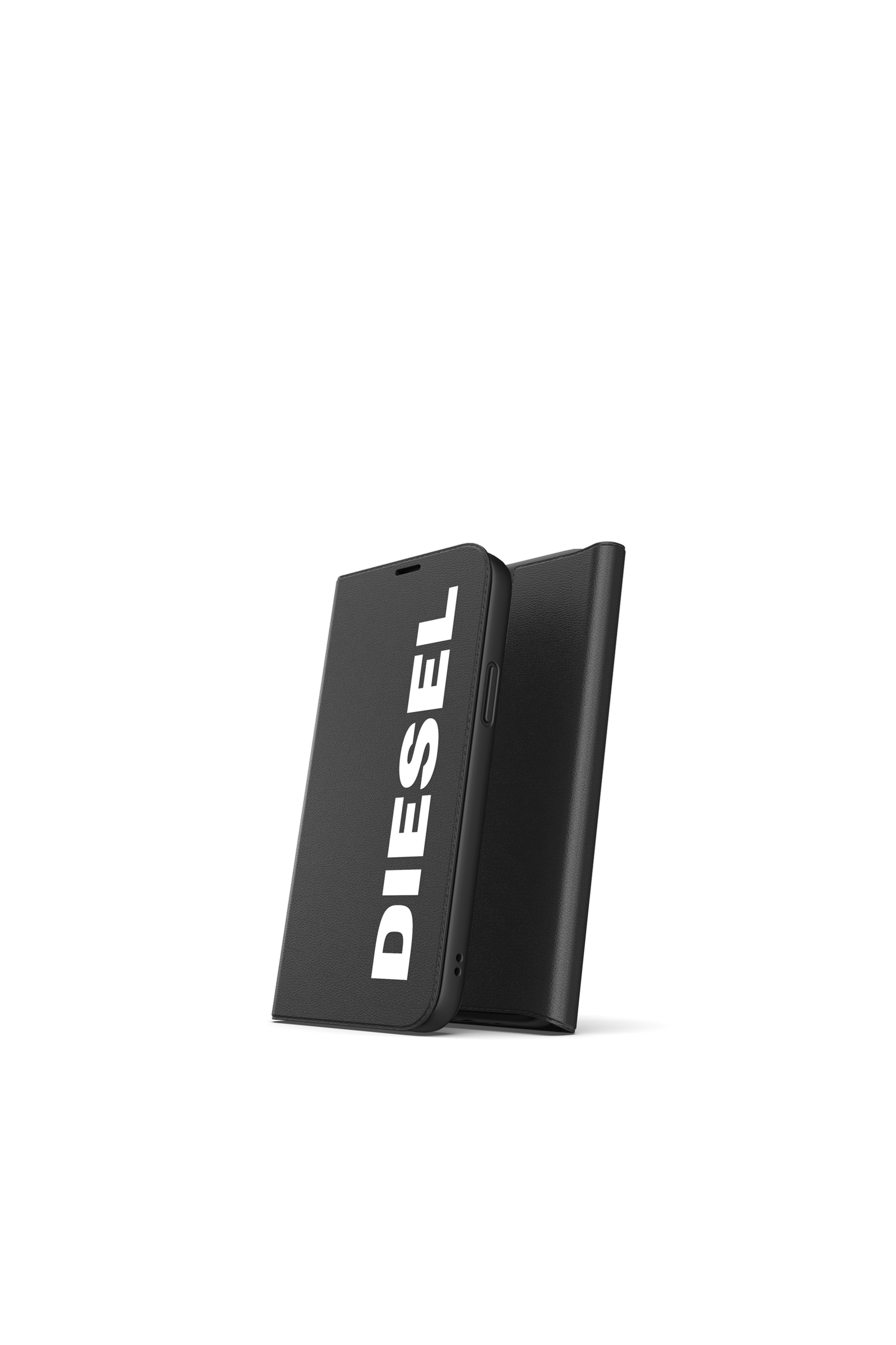 Diesel - 42486 BOOKLET CASE, Étui folio pur iPhone 12/12 Pro Mixte in Noir - 3