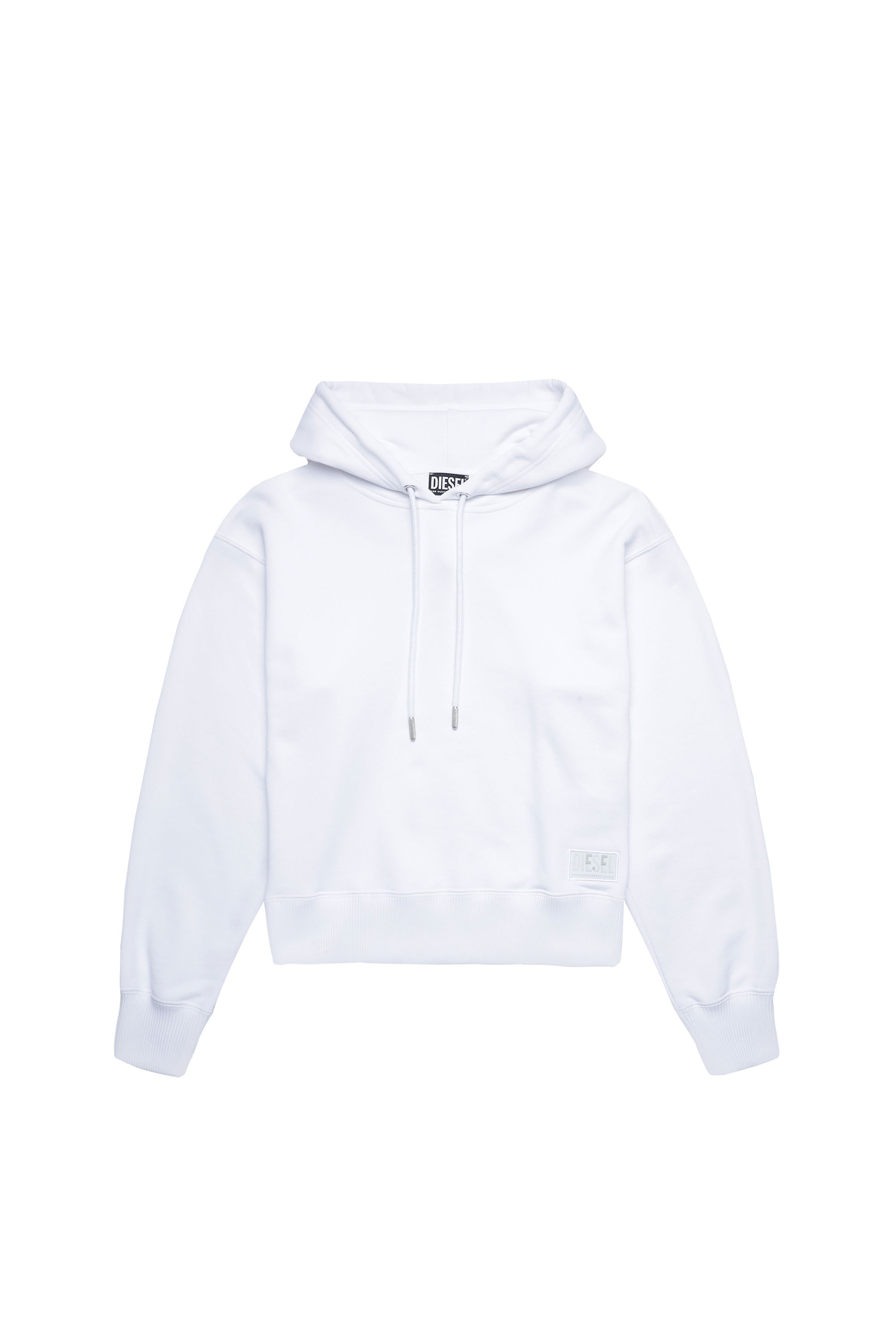 F-LYM-HOOD-C.C, Blanc - Pull Cotton