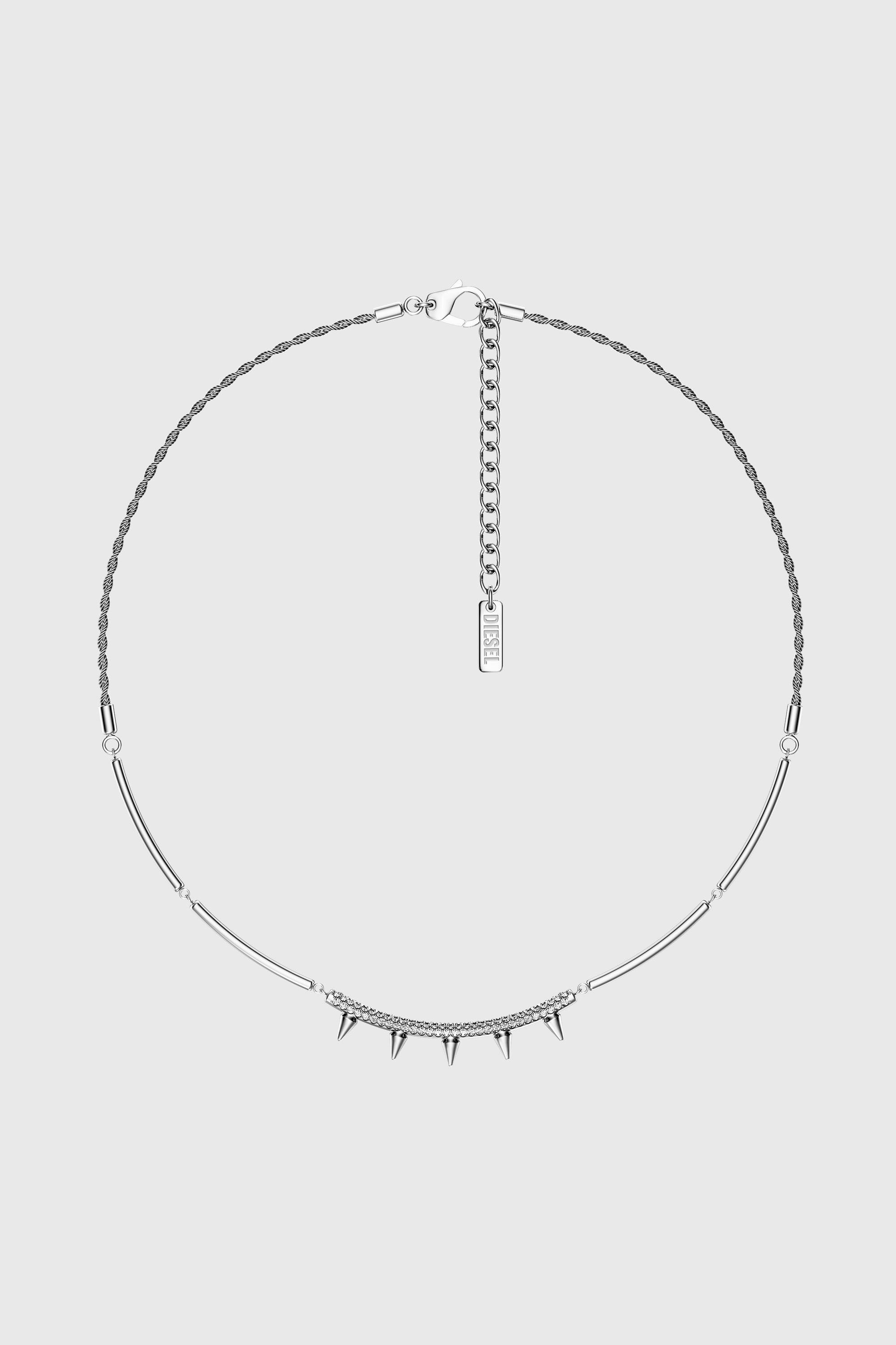 Diesel - DX1724040, Collier cha&icirc;ne en acier inoxydable Mixte in Gris argent&eacute; - 1