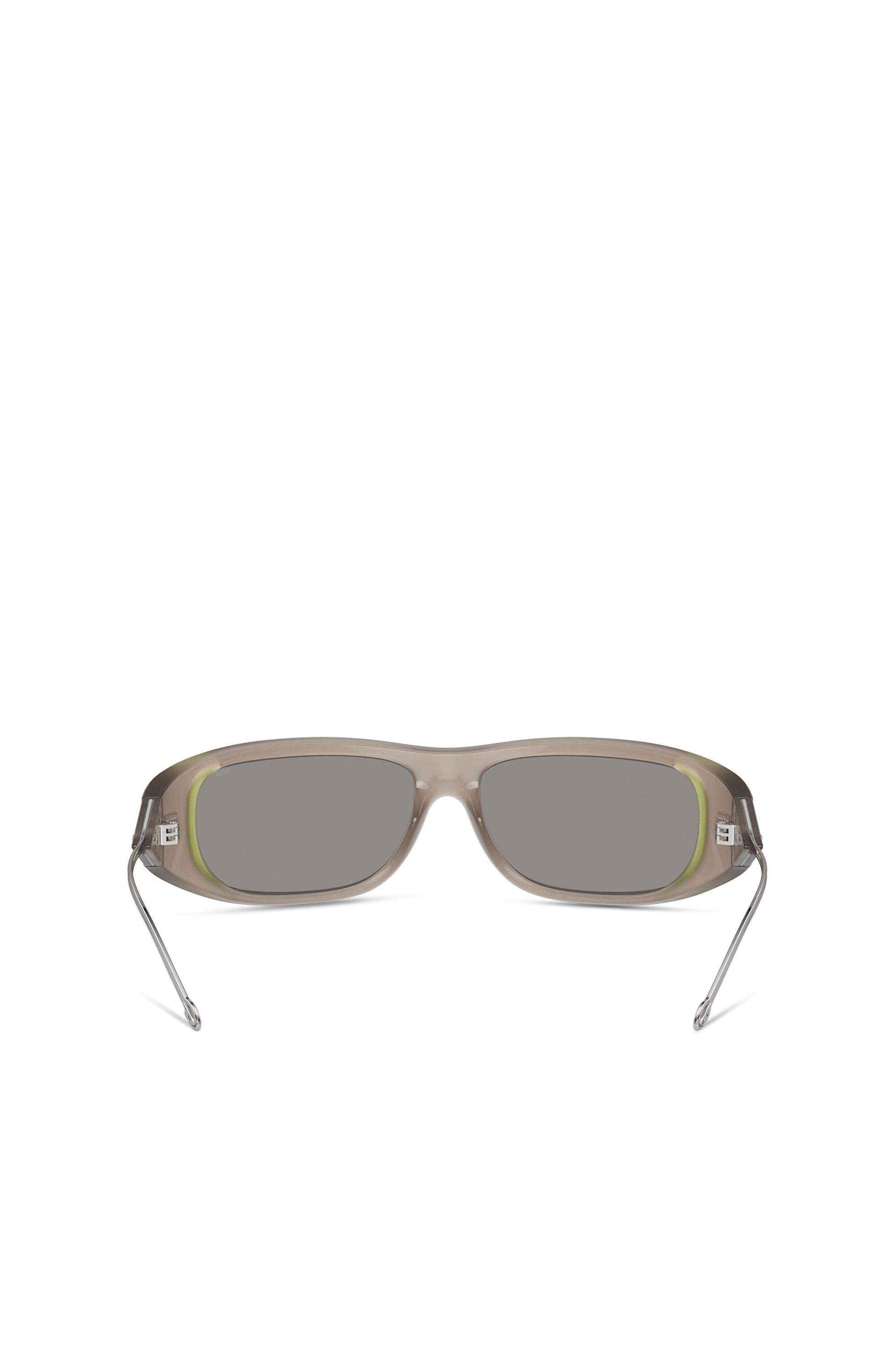 Diesel - 0DL3001 SIZE 61, Unisex Wraparound-Stil Brille in Grau - 3