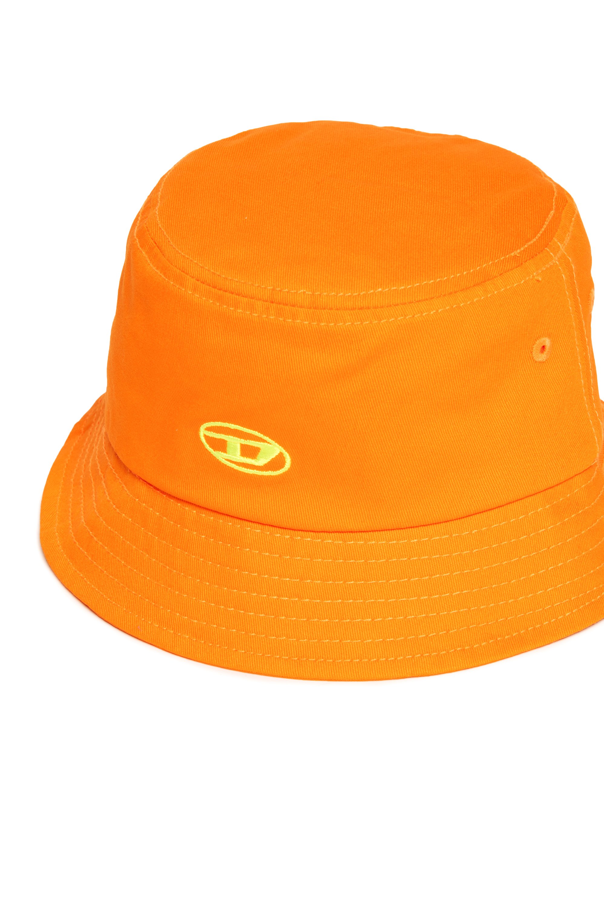 Diesel - FIRCUS, Cappello da pescatore con ricamo Oval D Unisex in Arancione - 3