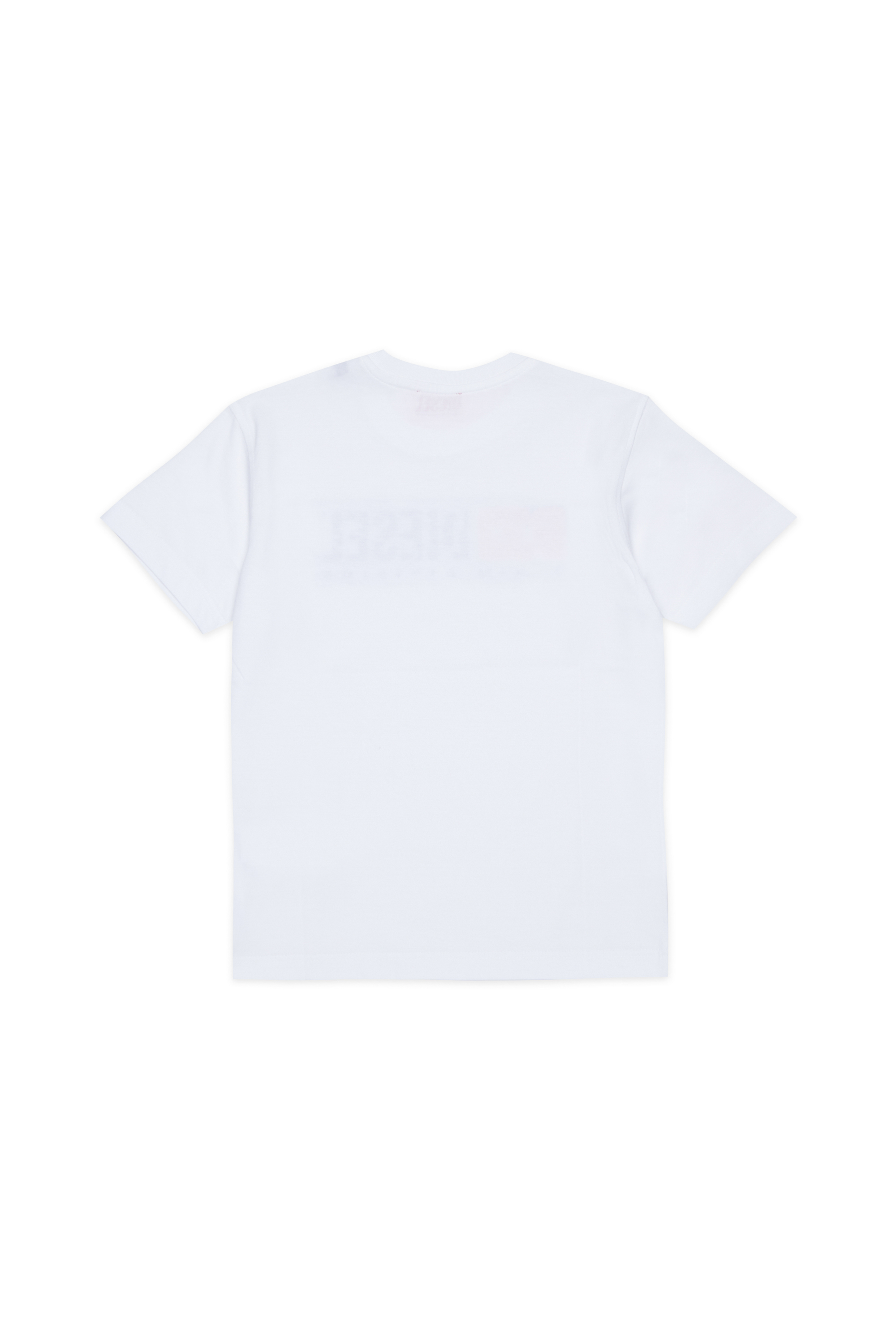 Diesel - TLOMIX, Herren T-shirt mit distressed Logo-Print in Wei&szlig; - 2