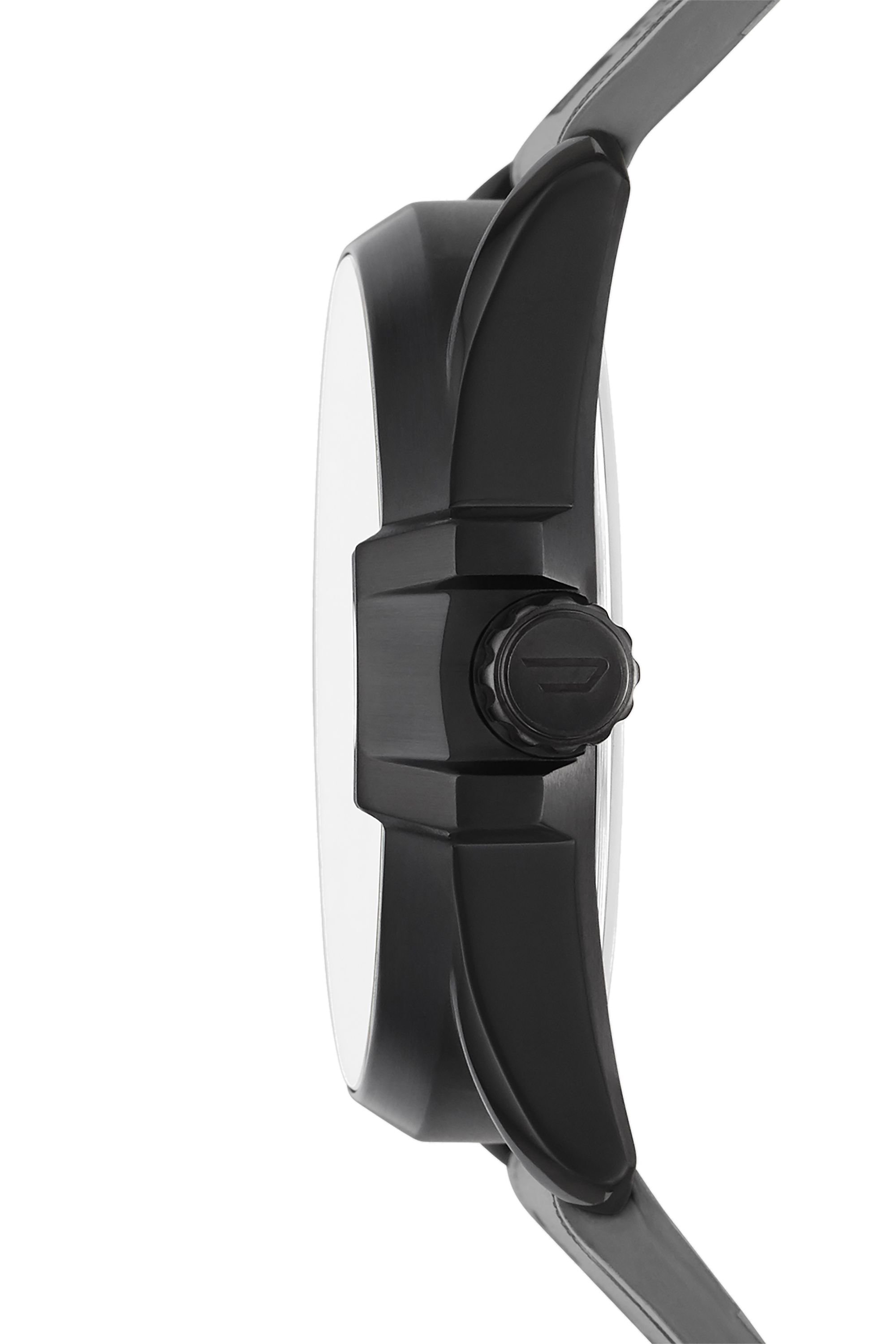 Diesel - DZ1931, Montre MS9 en nylon orange à trois aiguilles Homme in Noir - 2