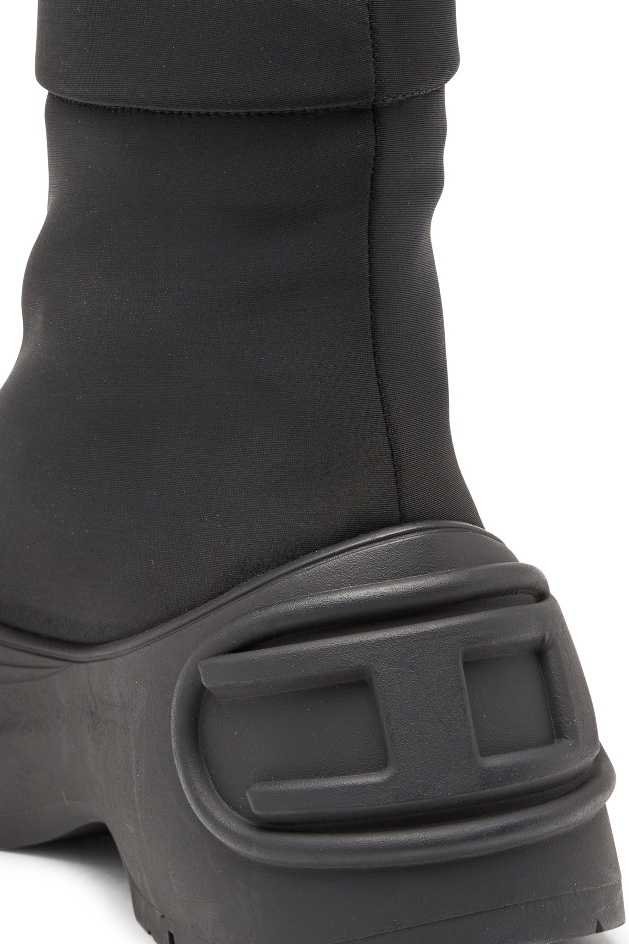 D-DONALD CH, Schwarz Diesel - D-DONALD CH, Herren D-Donald-Stiefeletten mit Besatz aus Gummi in Schwarz - 6