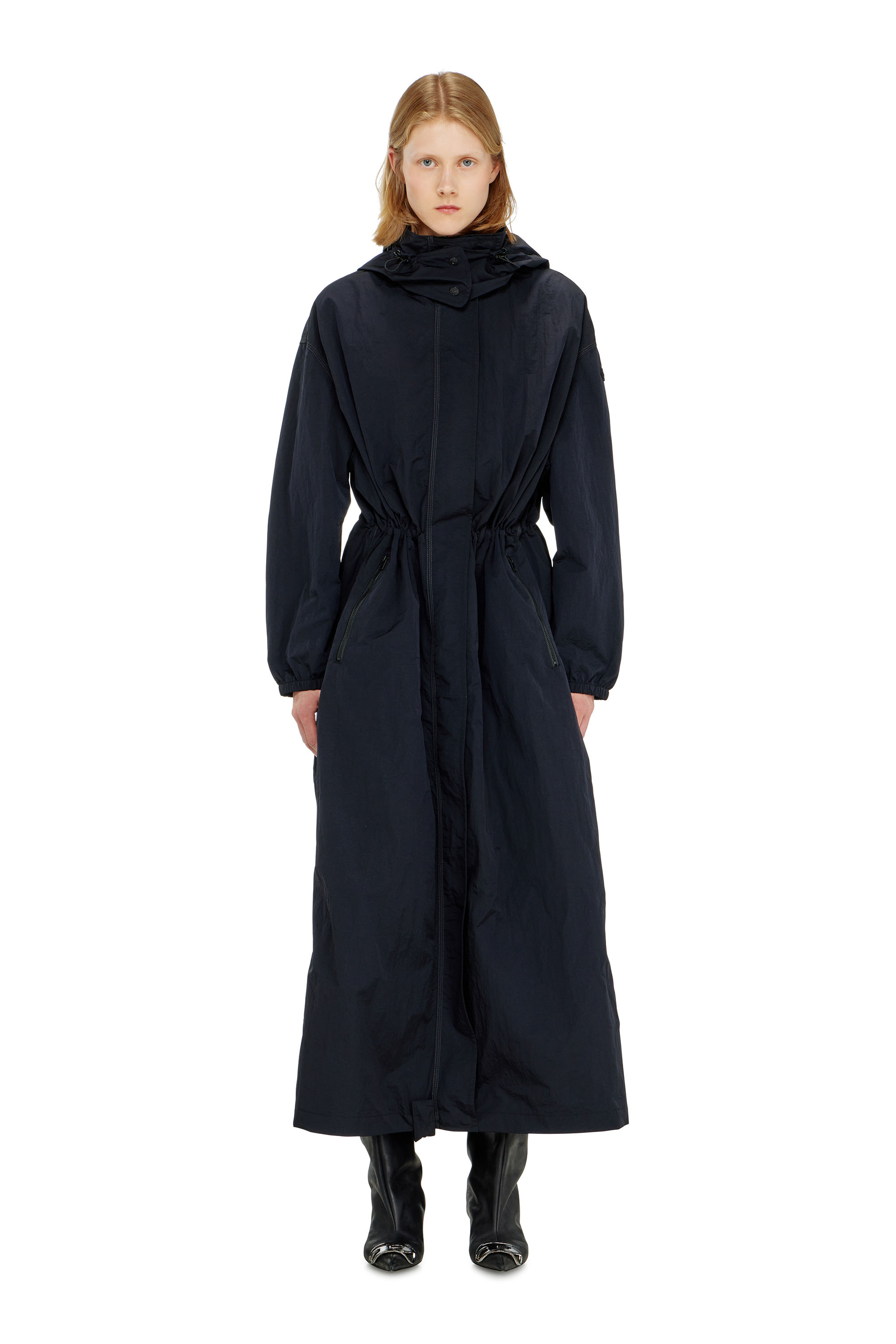 Diesel - G-ASTER-T1, Trench en nylon avec capuche amovible Femme in ToBeDefined - 1