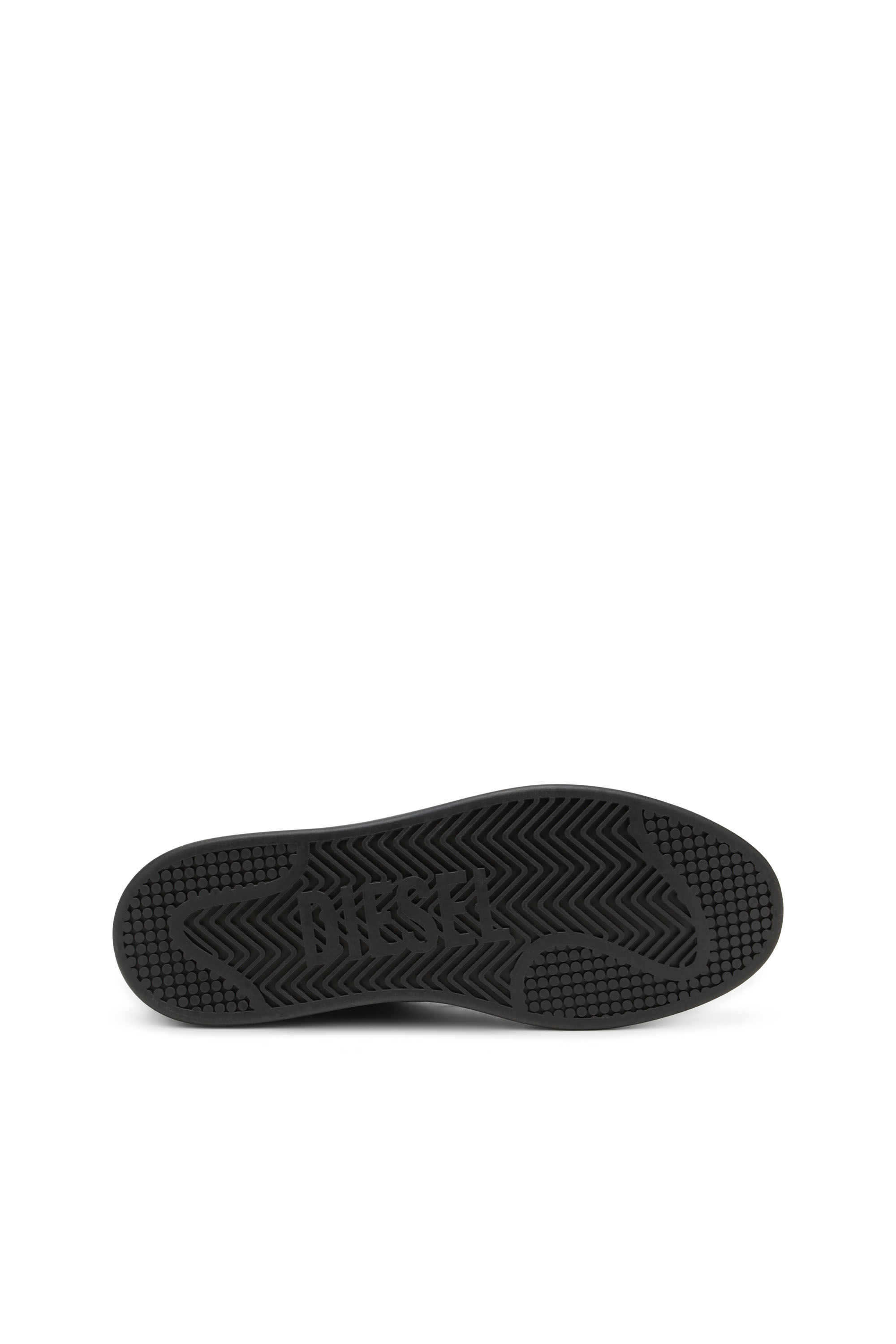 Diesel - S-DAKOTA LOW, S-Dakota-Sneaker in pelle con logo perforato Uomo in Nero - 5