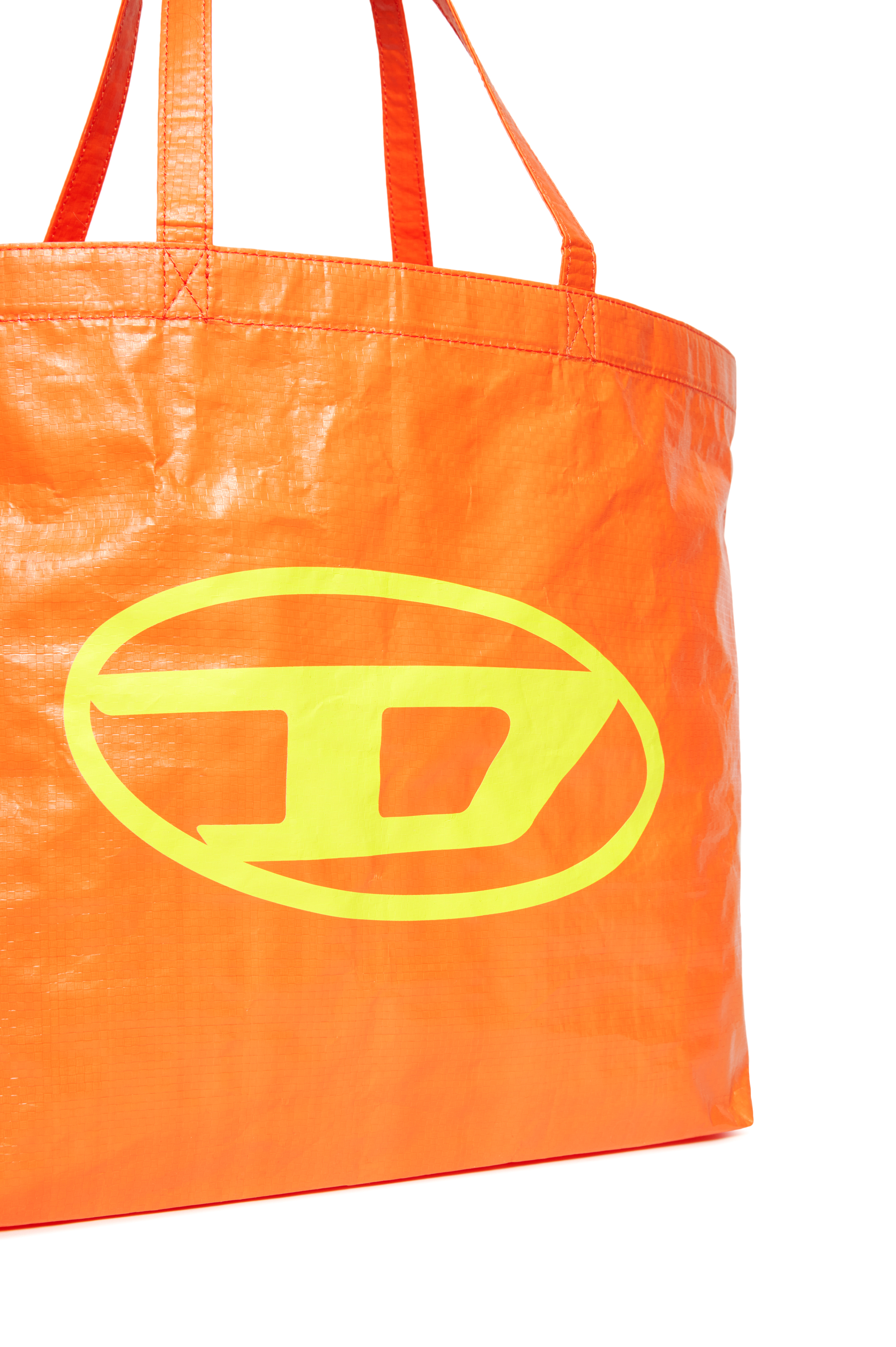 Diesel - WRITTEN, Damen Strandtasche mit Oval D-Print in Orange - 4