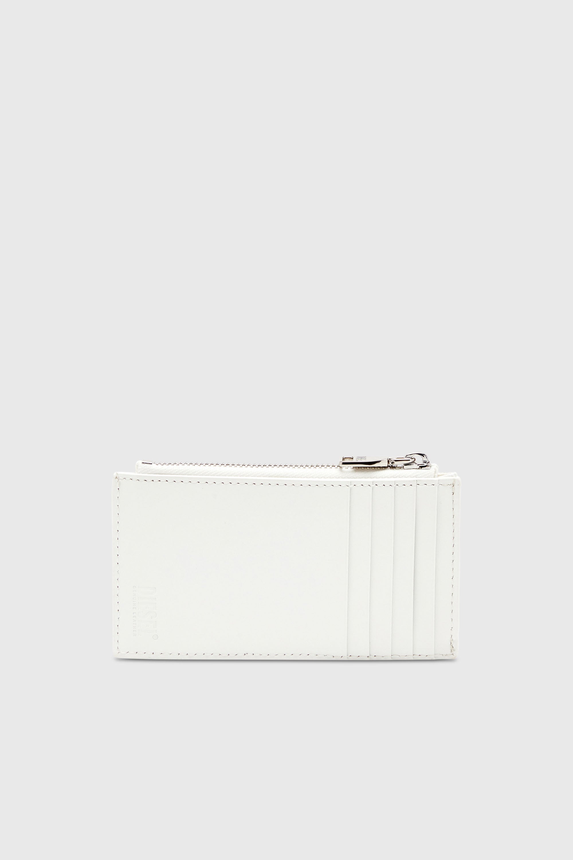 Diesel - 1DR CARD HOLDER III, Portacarte piatto in nappa Donna in Bianco - 2