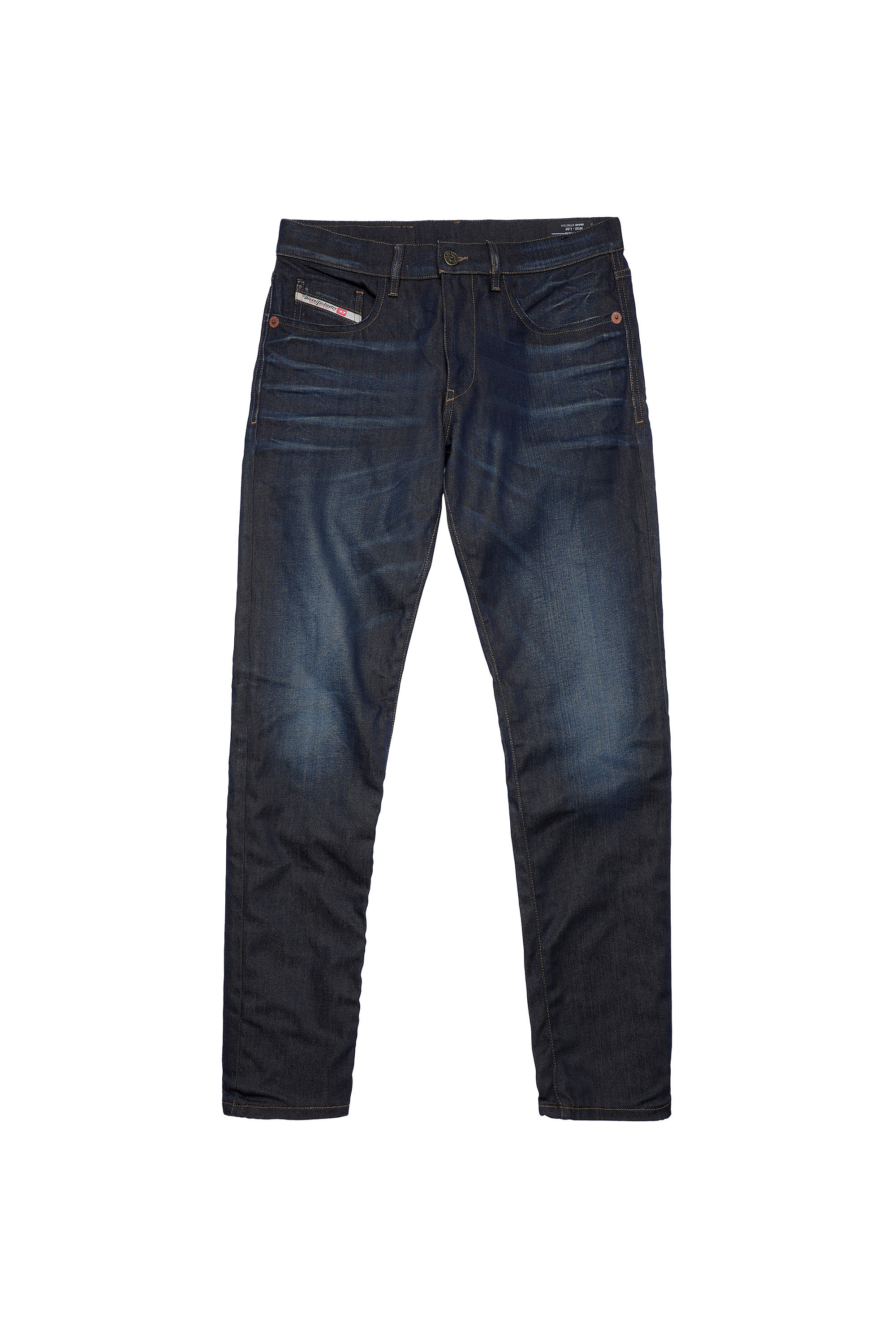 Diesel - 2019 D-STRUKT 09A45 Slim Jeans, Blu Scuro - Image 6