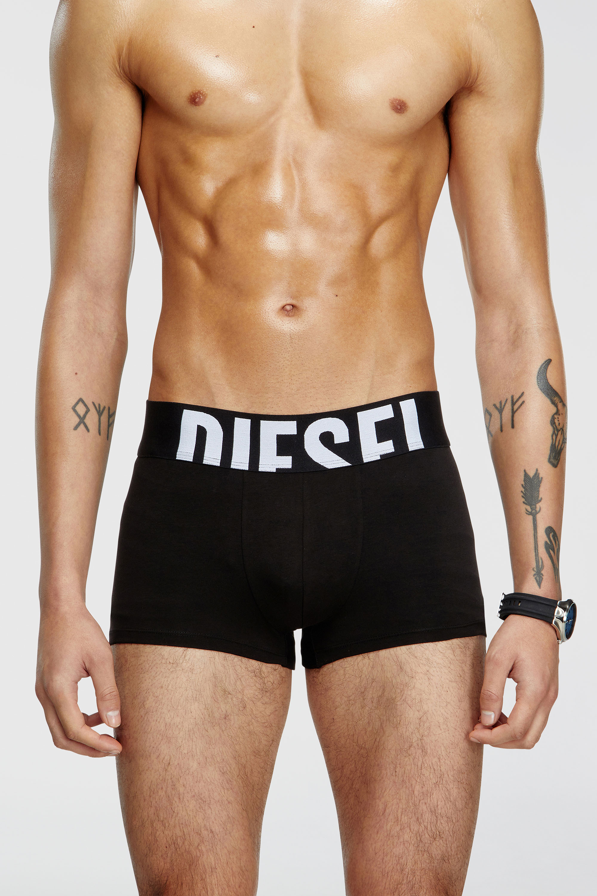 Diesel - UMBX-DAMIENTHREEPACK-5.5EL, Set da tre boxer in cotone stretch Uomo in Nero - 2