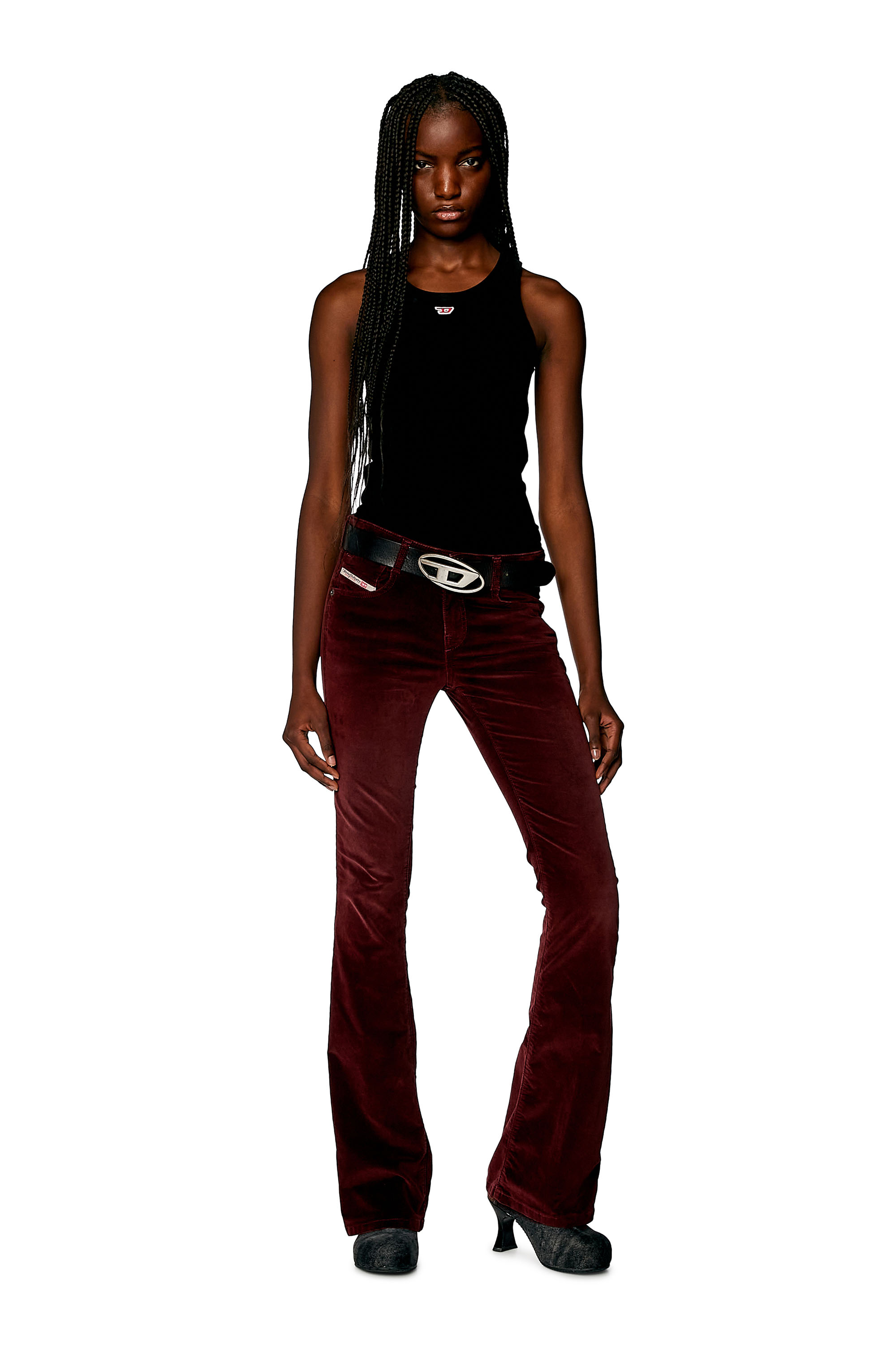 Diesel - Bootcut and Flare Jeans 1969 D-Ebbey 003HL, Rosso - Image 1