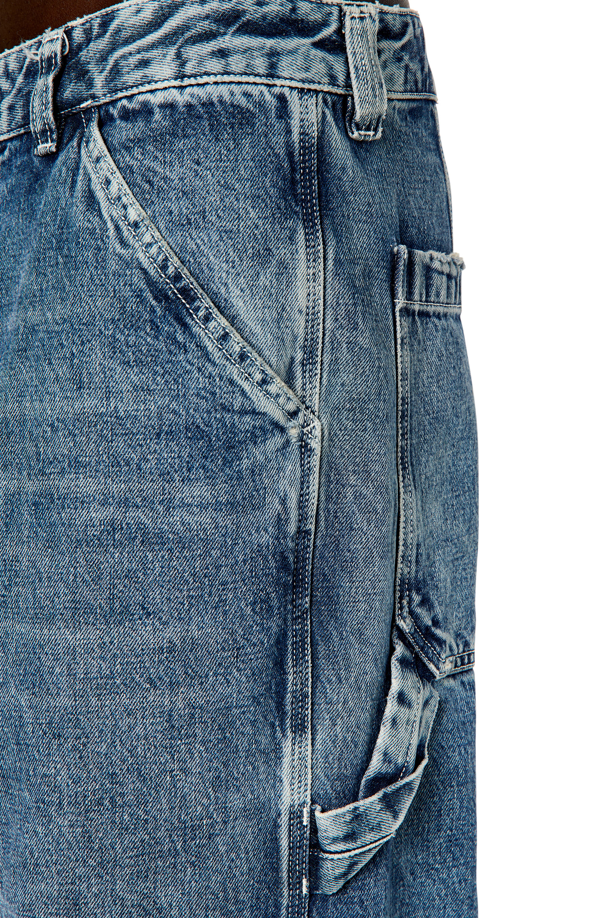 Diesel - Straight Jeans D-Livery 007M3, Blu medio - Image 3