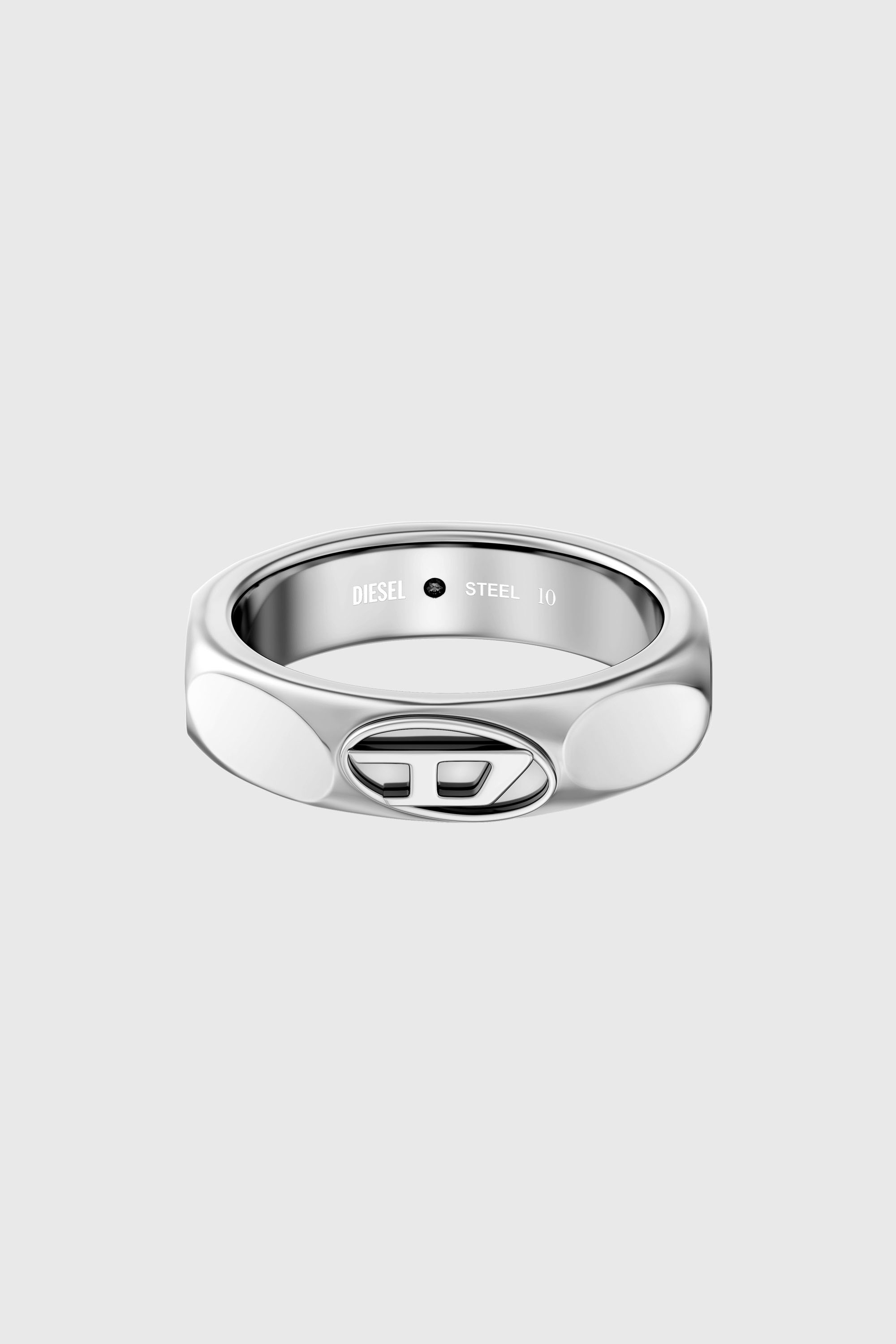 Diesel - DX1693040 JEWELLERY, Unisex Edelstahl-Ring in Silber - 4