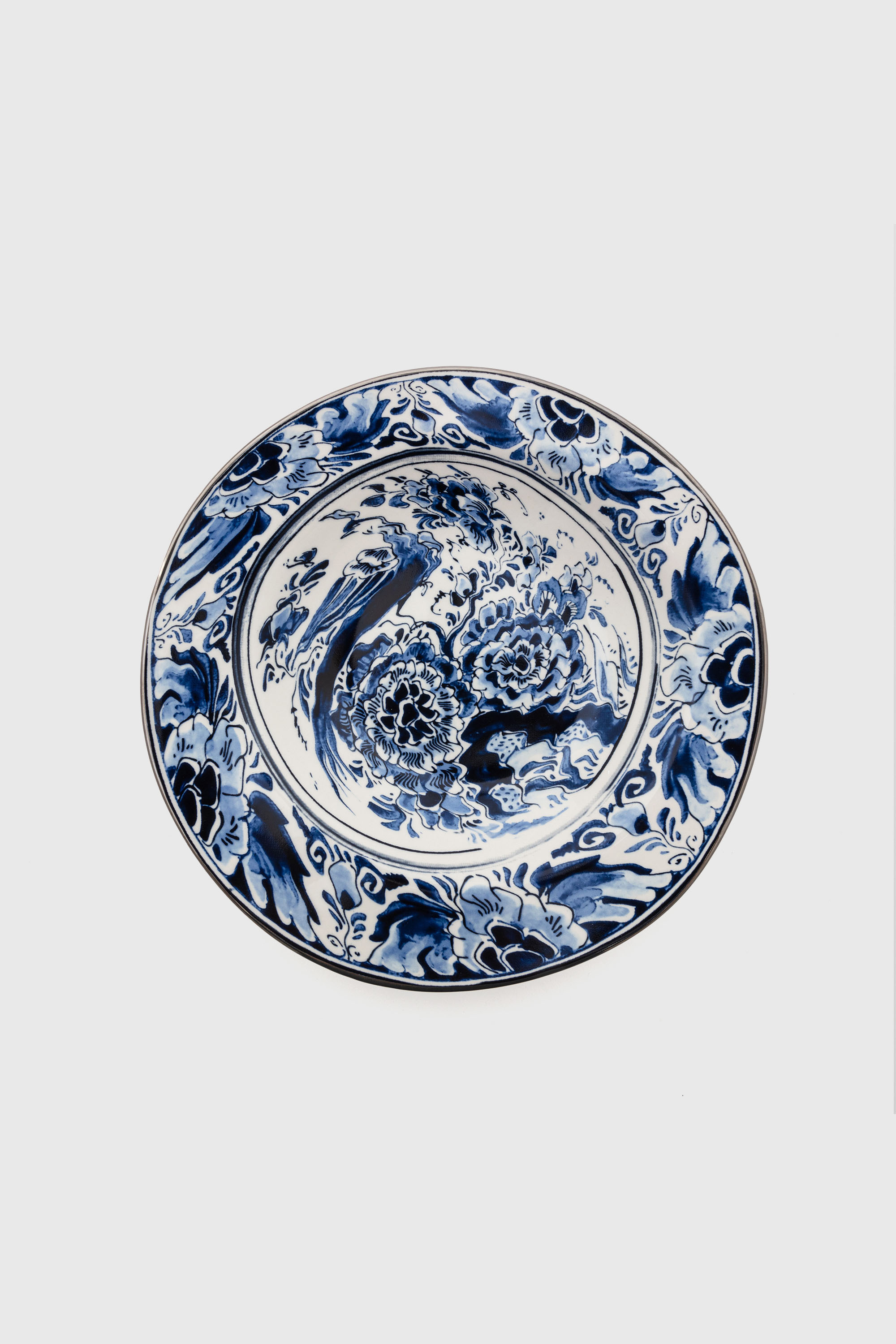 Diesel - 11222 SOUP PLATE IN PORCELAIN "CLASSIC O, Piatto fondo in porcellana Unisex in Multicolor - 1