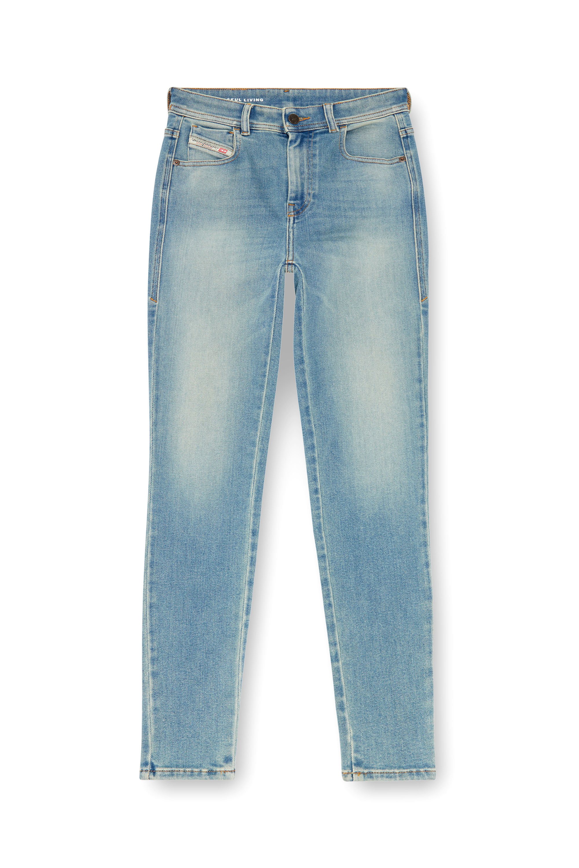 Diesel - Femme Super skinny Jeans 1984 Slandy-High 09J09, Bleu Clair - Image 3
