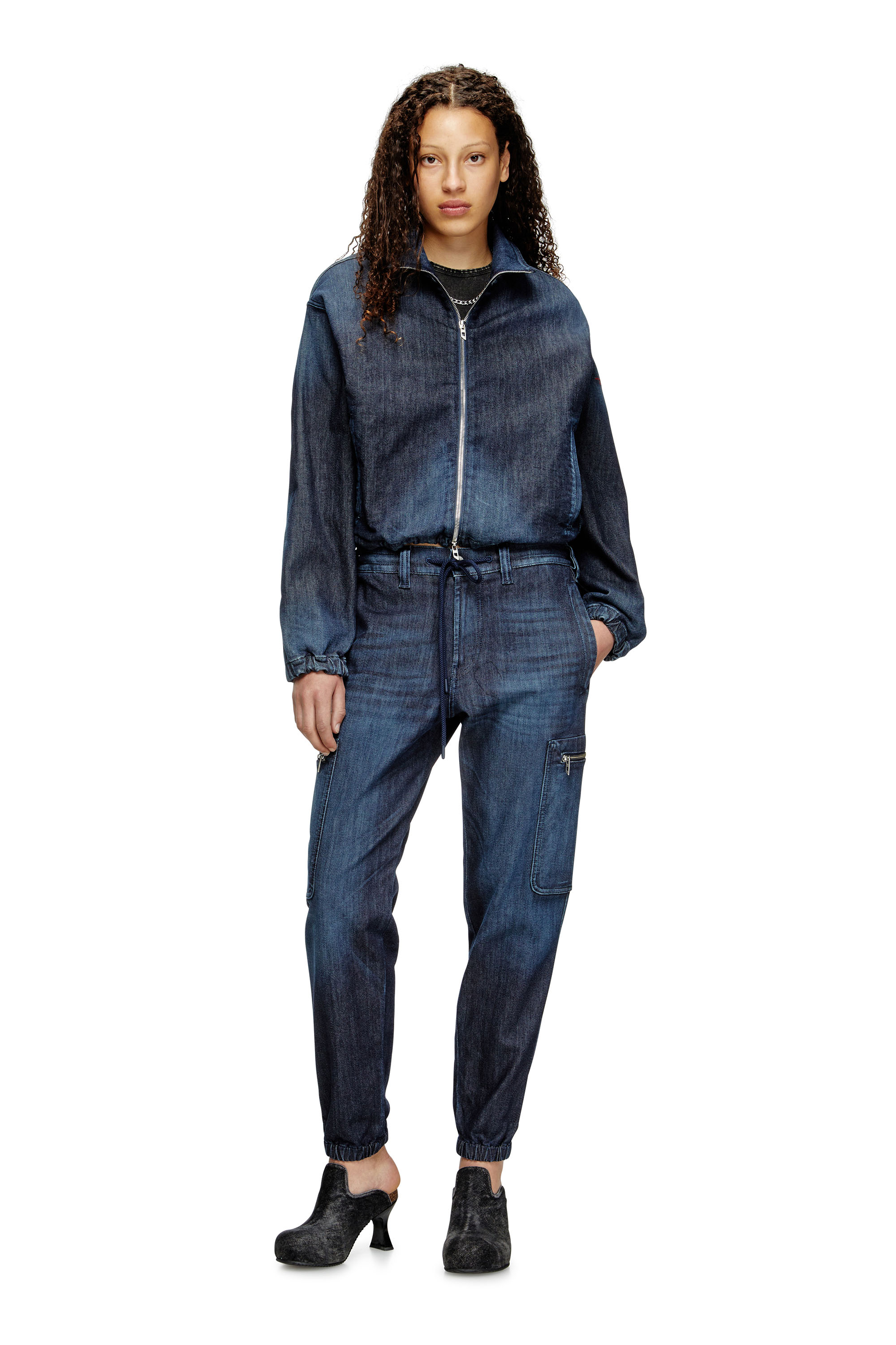 Diesel - Slim D-Lab JoggJeans&reg; 09L11 Unisex, Blu Scuro - Image 2