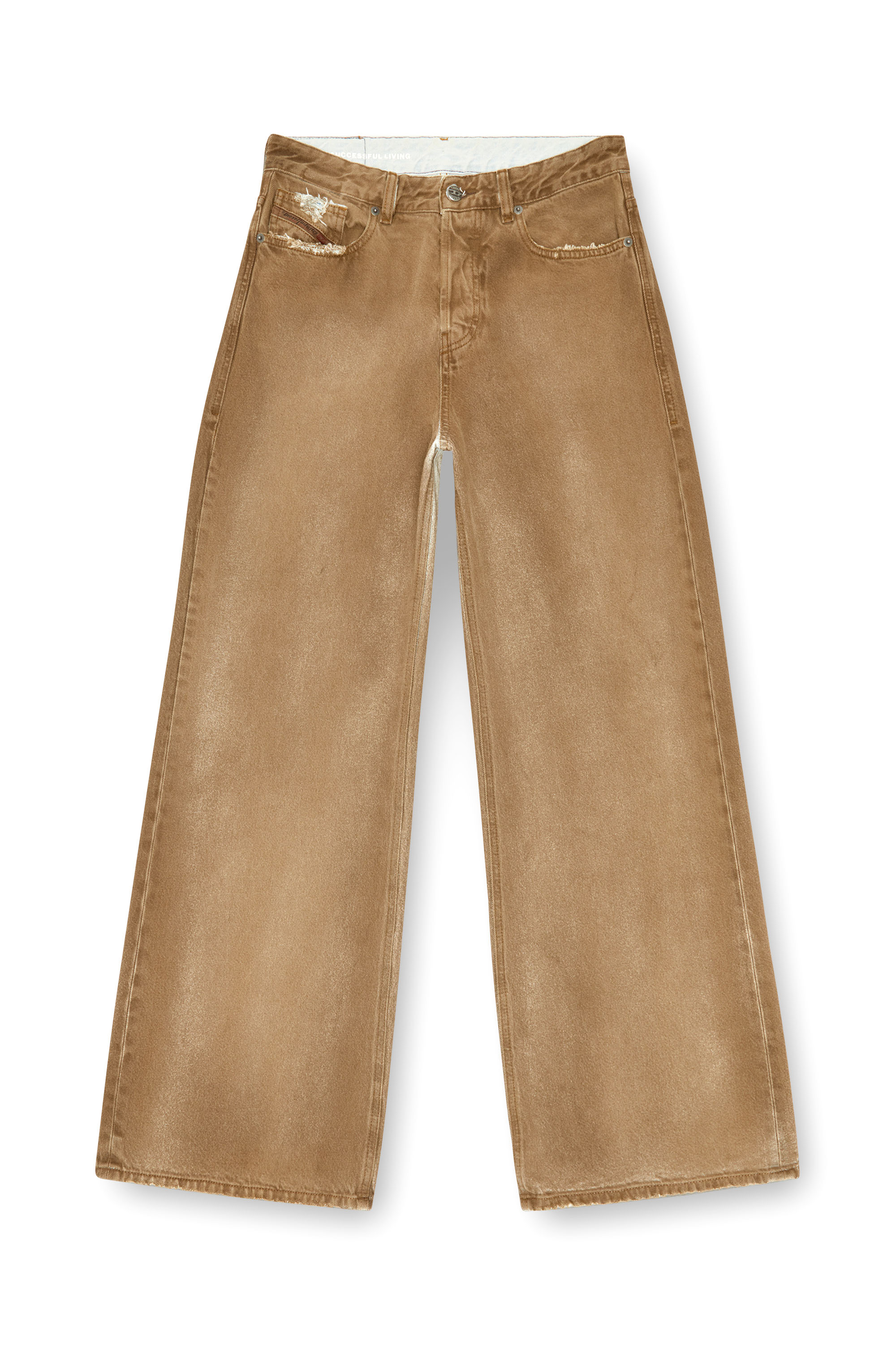 Diesel - Relaxed Jeans 1996 D-Sire 09J82 Donna, Marrone Chiaro - Image 5