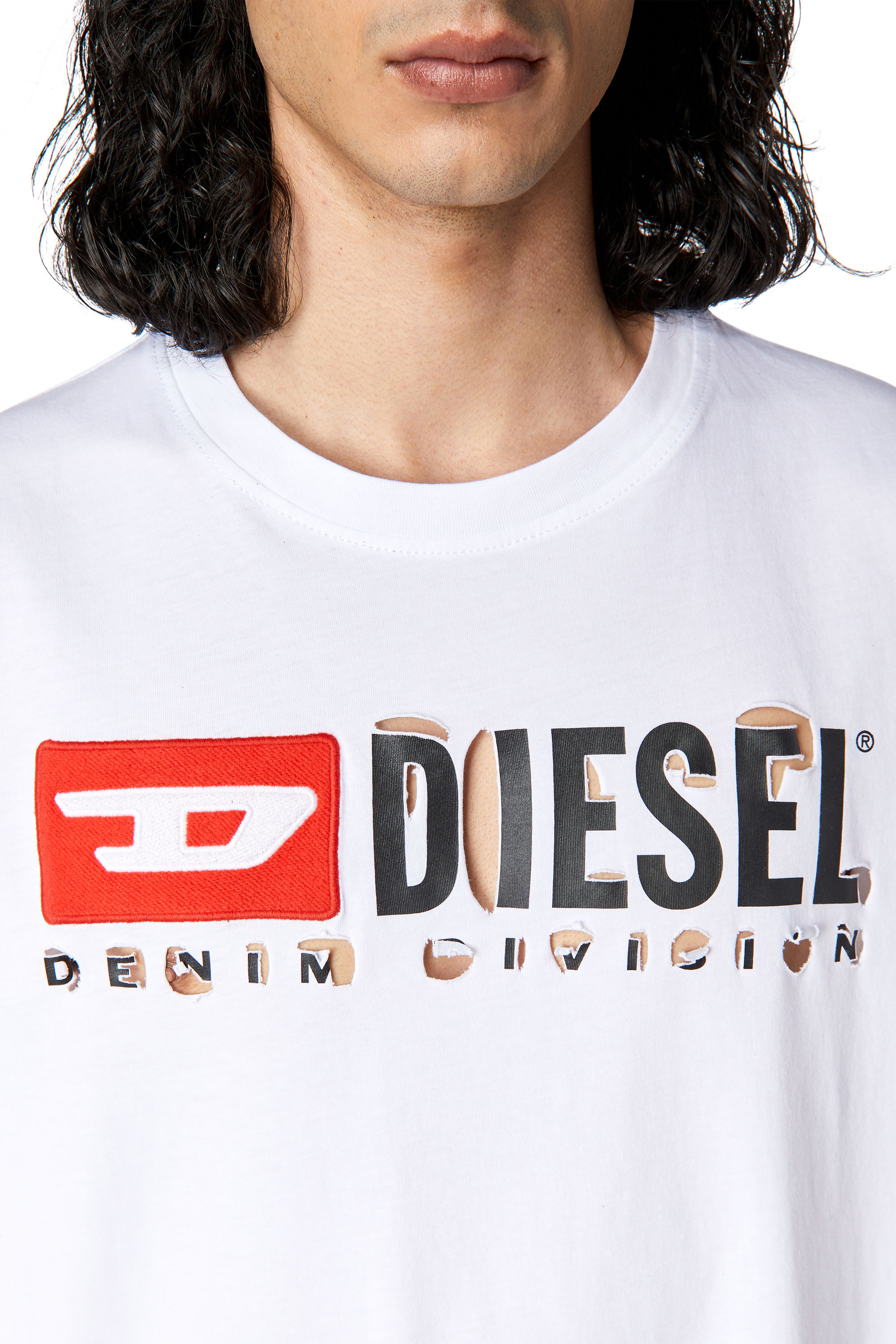 Diesel - T-JUST-DIVSTROYED, Weiß - Image 3