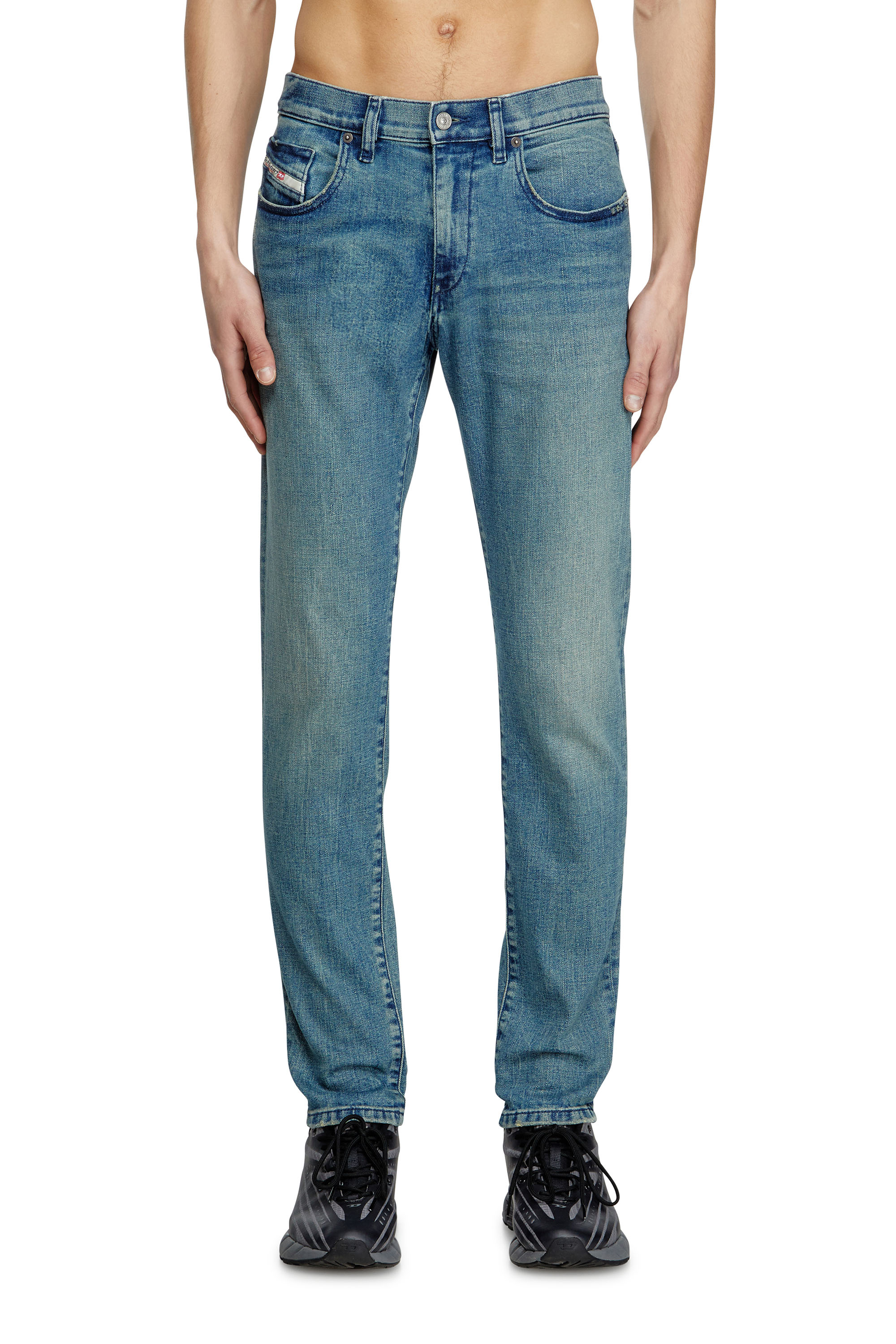 Diesel - Slim Jeans 2019 D-Strukt 0BMBW Uomo, Blu medio - Image 1