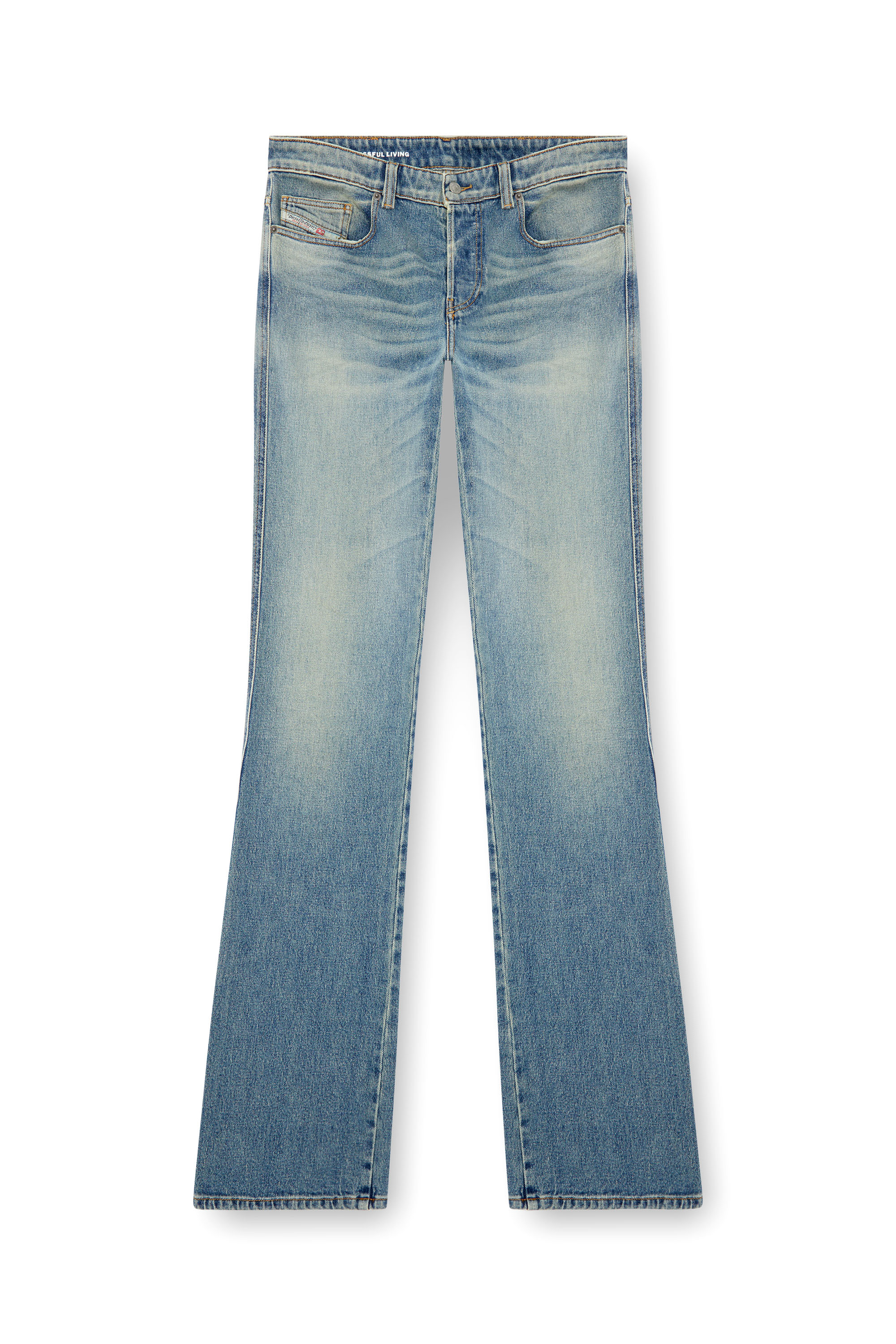 Diesel - Herren Bootcut Jeans 1998 D-Buck 09J55, Hellblau - Image 5