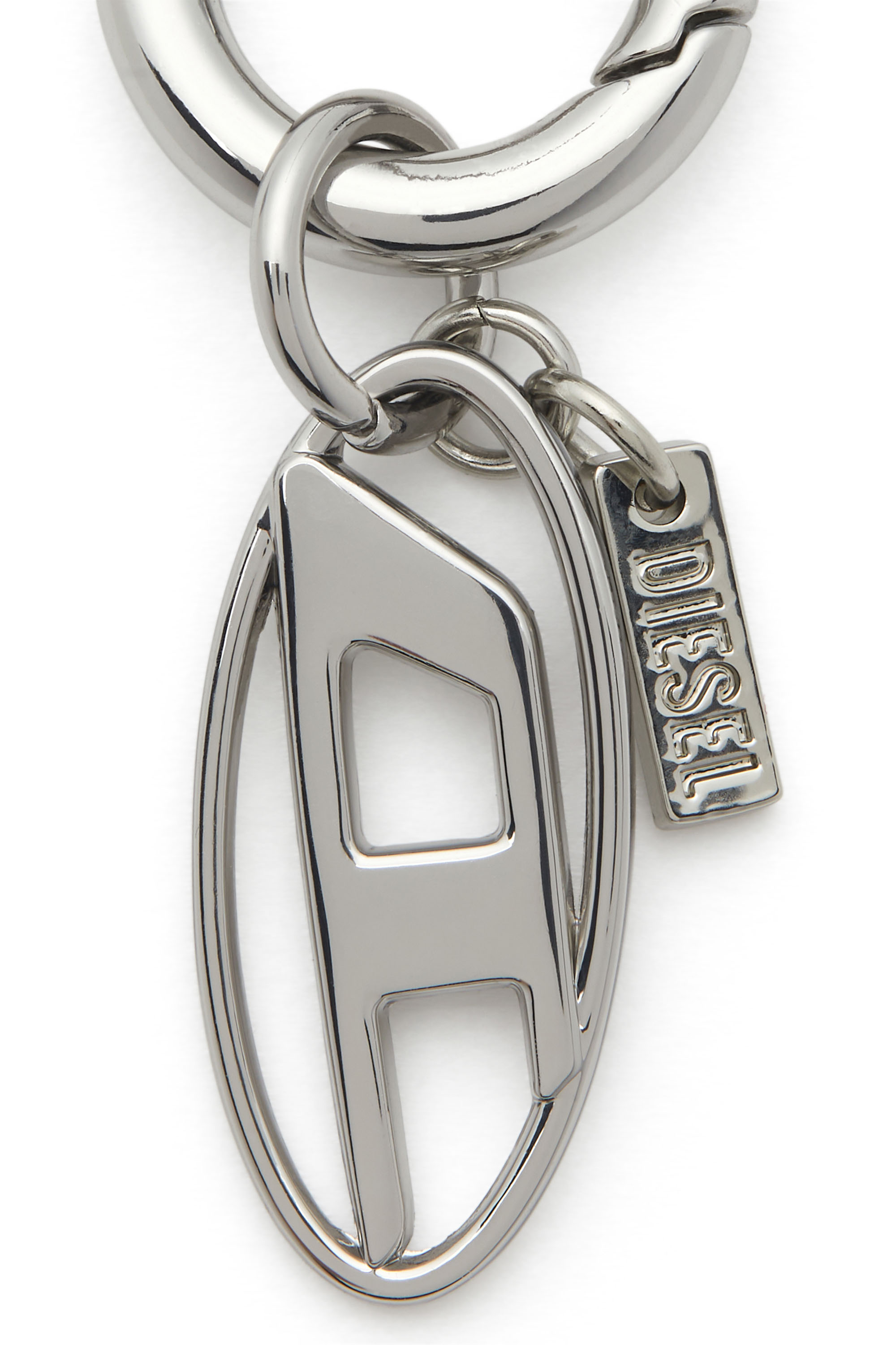Diesel - CHARM-OVAL D, Charm in metallo con charm Oval D Unisex in Argento - 2