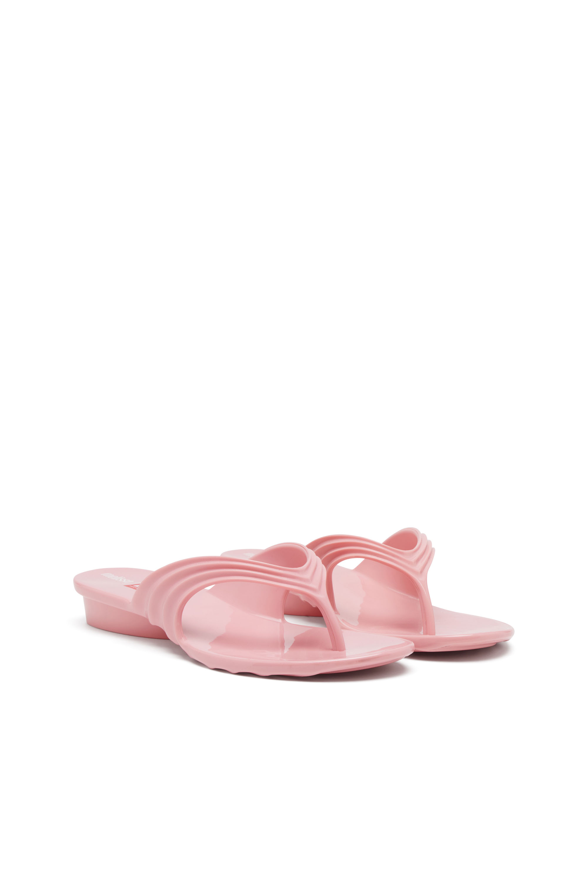 Diesel - MELISSA QUANTUM THONG, Damen K&uuml;nstlerisch gestaltete Flip-Flops aus Melflex&reg; in Rosa - 3