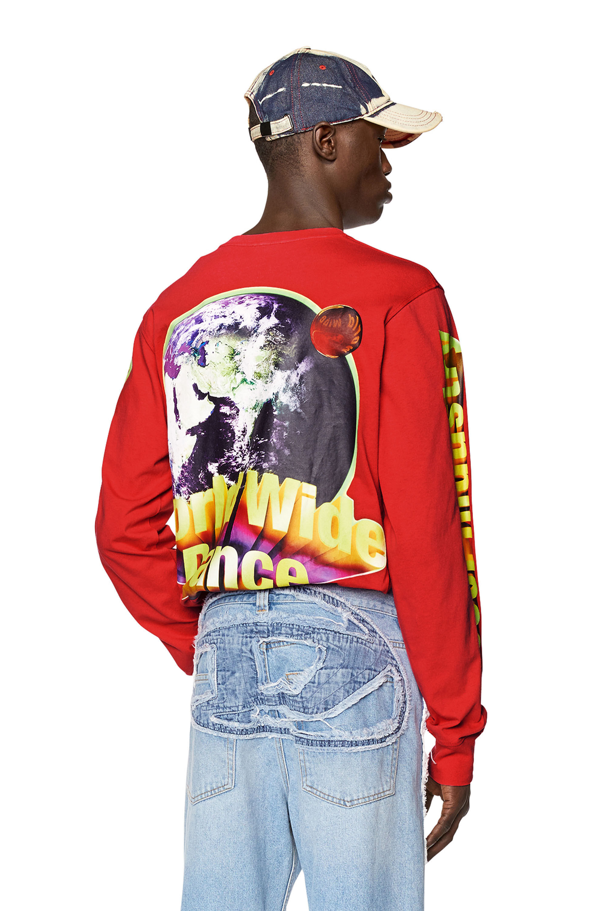 Diesel - T-JUST-LS-L1, Rosa - Image 1