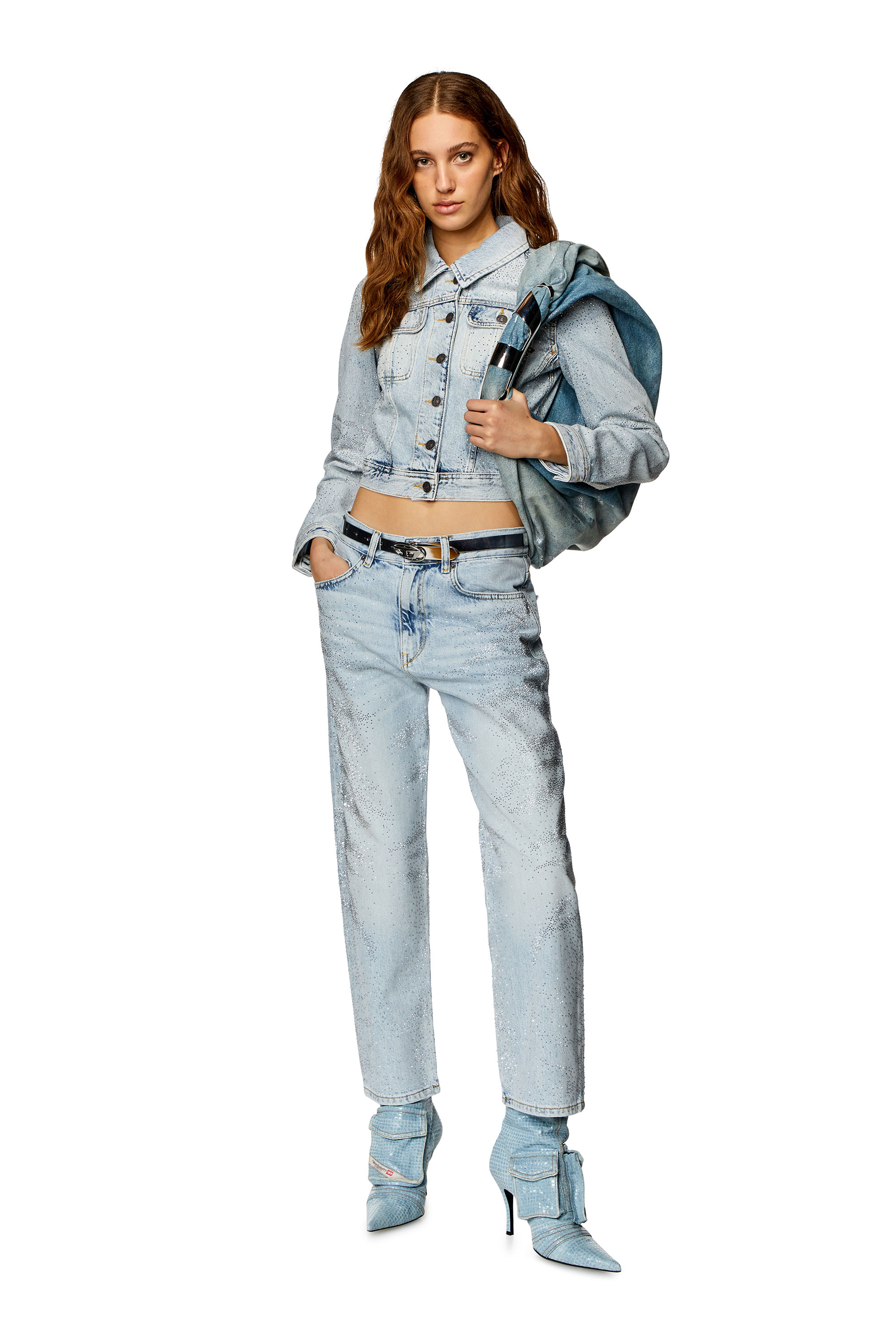 Diesel - Boyfriend Jeans 2016 D-Air 09I86, Blu Chiaro - Image 2