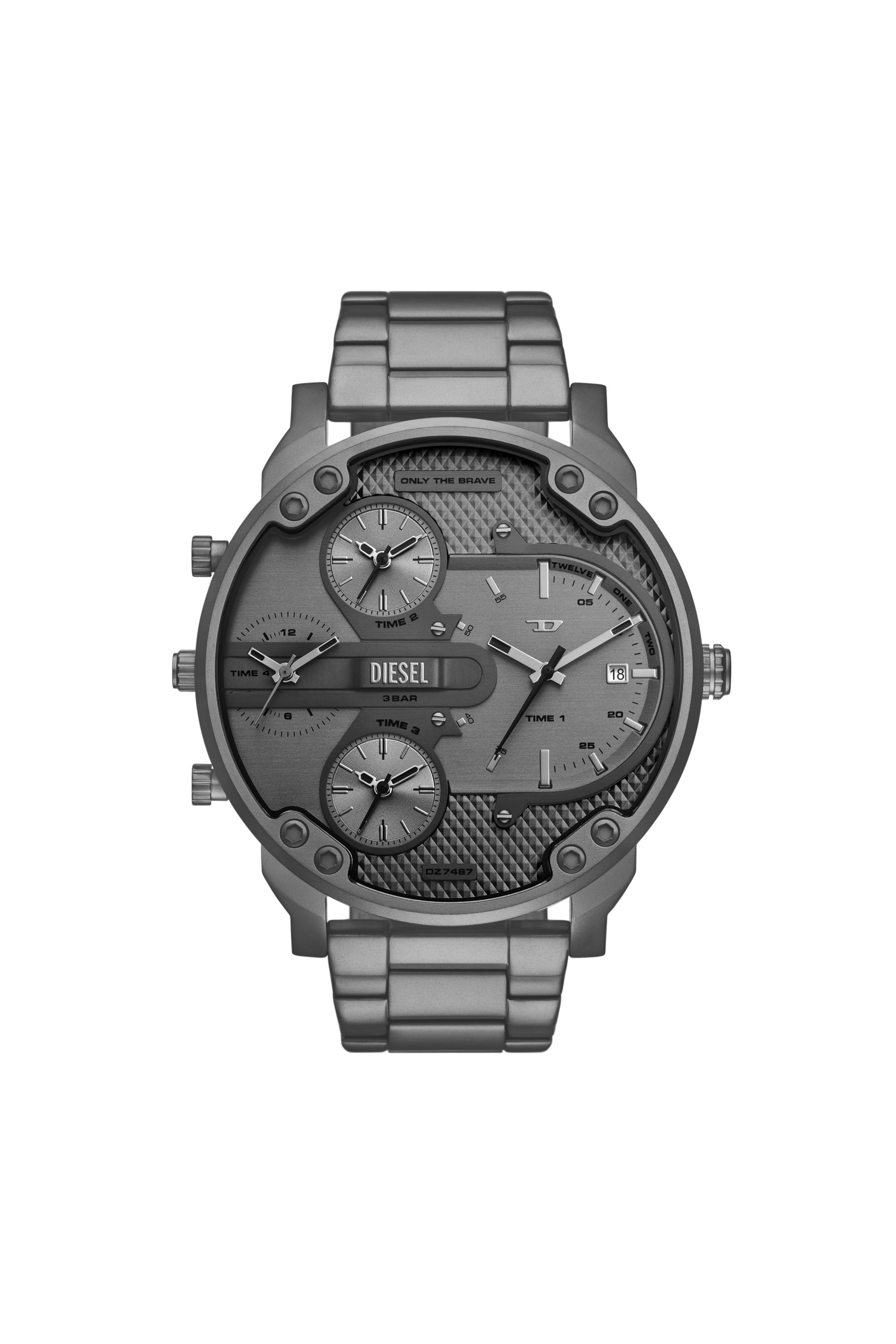 Diesel - DZ7487, Montre Mr. Daddy slim à mouvement multiple Homme in Gris - 1