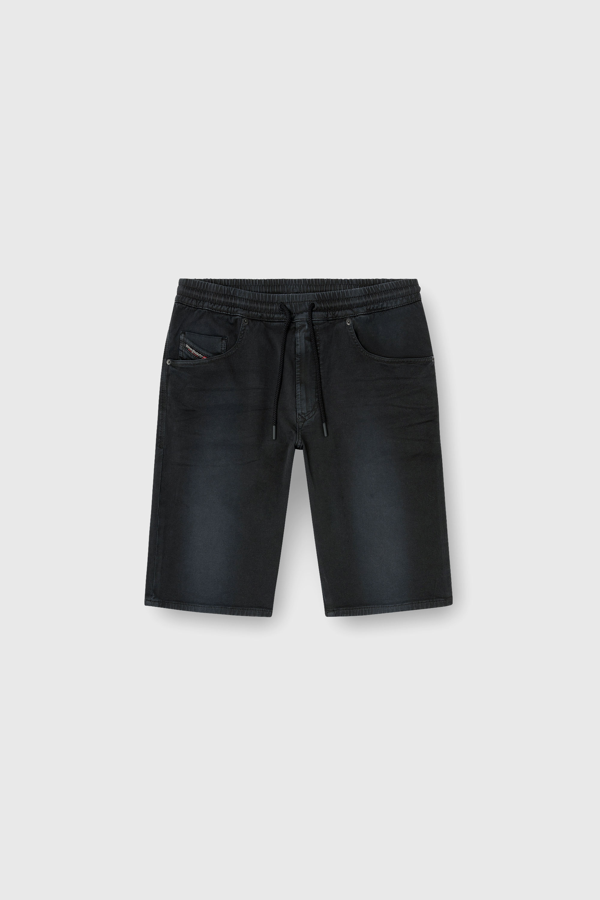Diesel - 2033 D-KROOLEY-SHORT JOGG, Short chino en JoggJeans Homme in Noir - 2