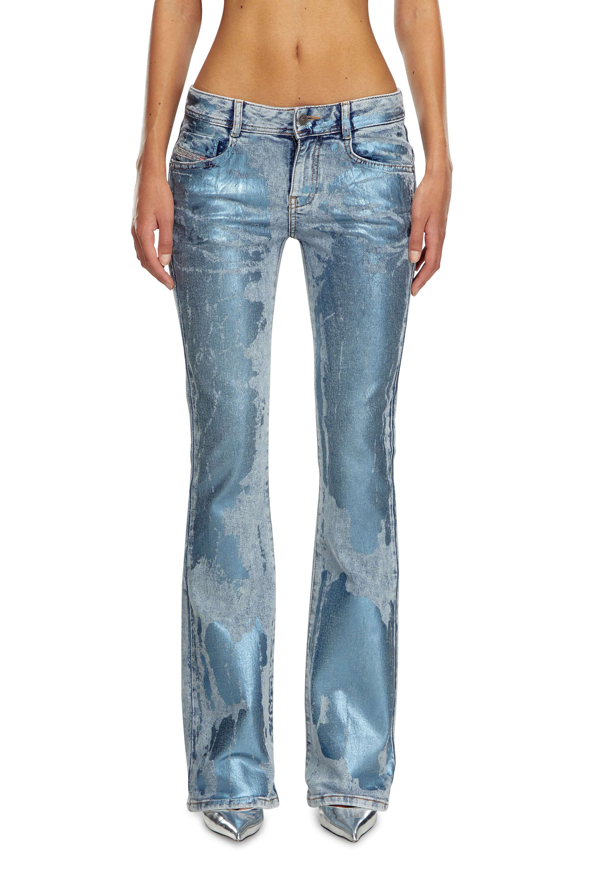 Diesel - Bootcut Jeans 1969 D-Ebbey 0AJEU Donna, Blu Chiaro - Image 3