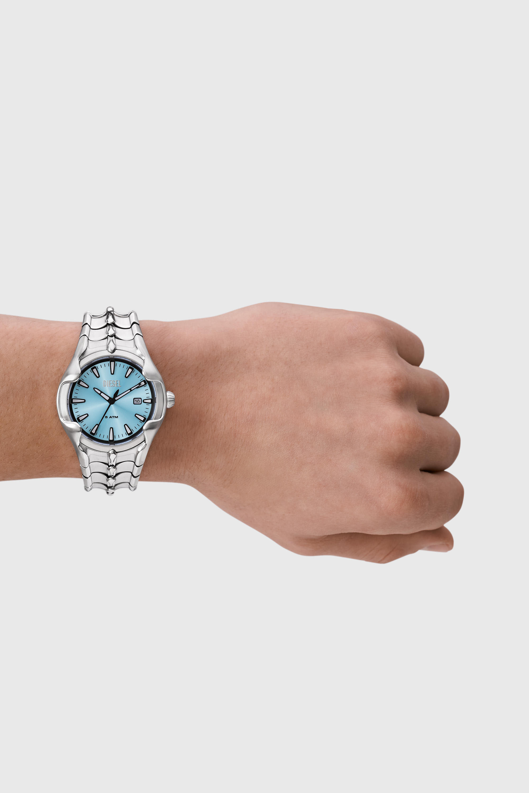 Diesel - DZ2200, Orologio Vert in acciaio inossidabile Uomo in Argento - 5