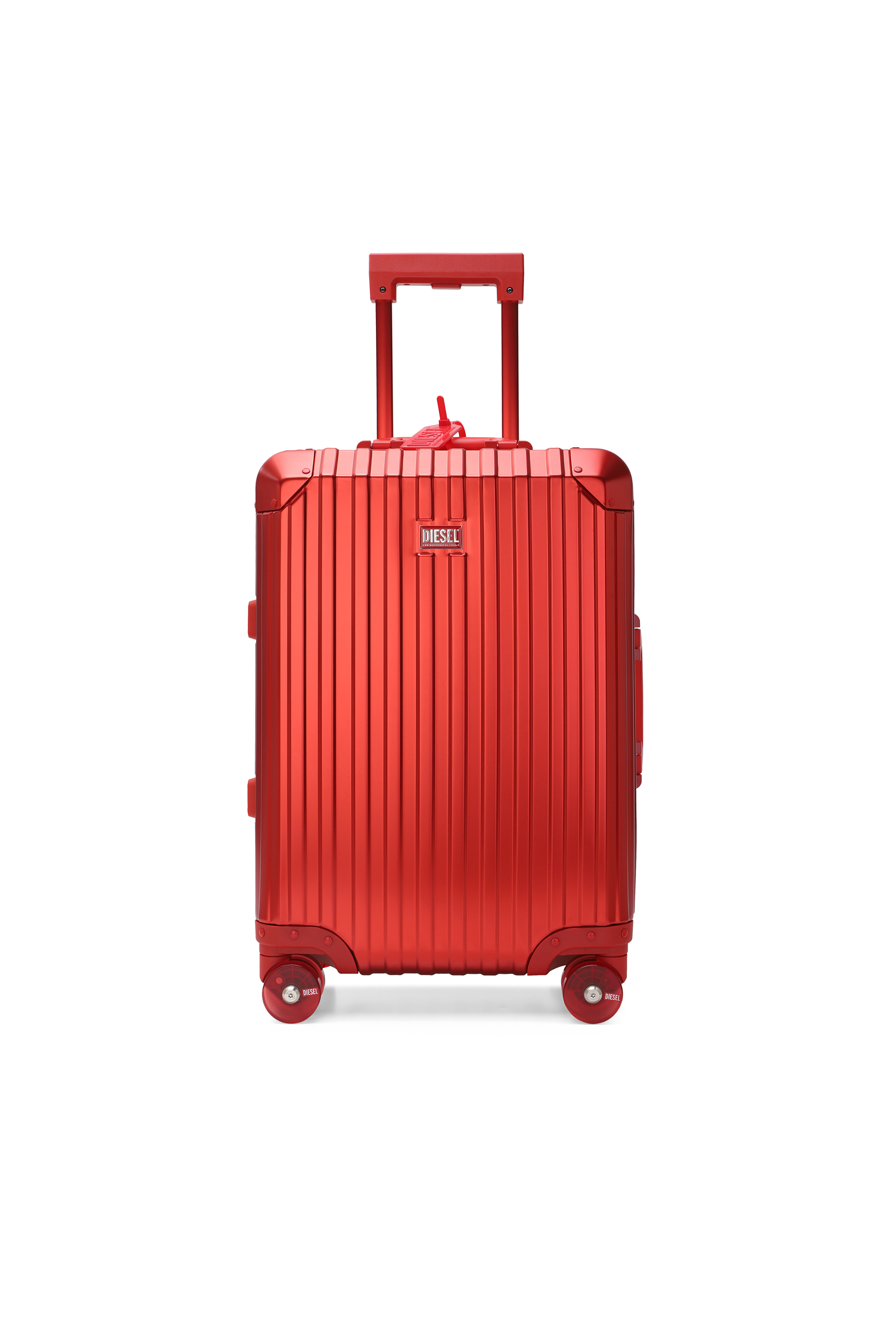 Diesel - DIESEL ALUMINUM TROLLEY- DSL002, Valise en aluminium taille S Mixte in Rouge - 1