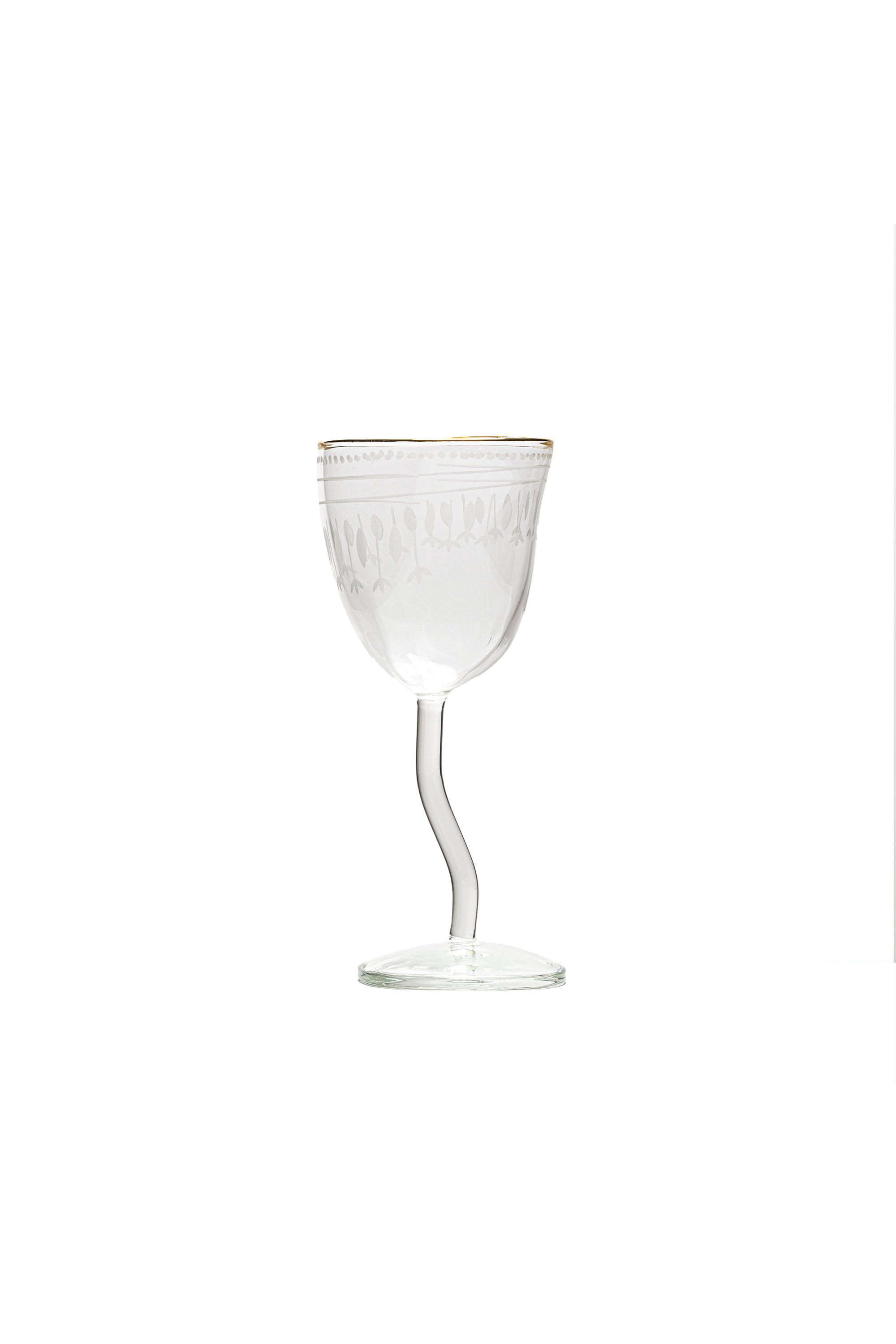11250 WINE GLASS "CLASSIC ON ACID - TRAD, Bianco - Bicchieri