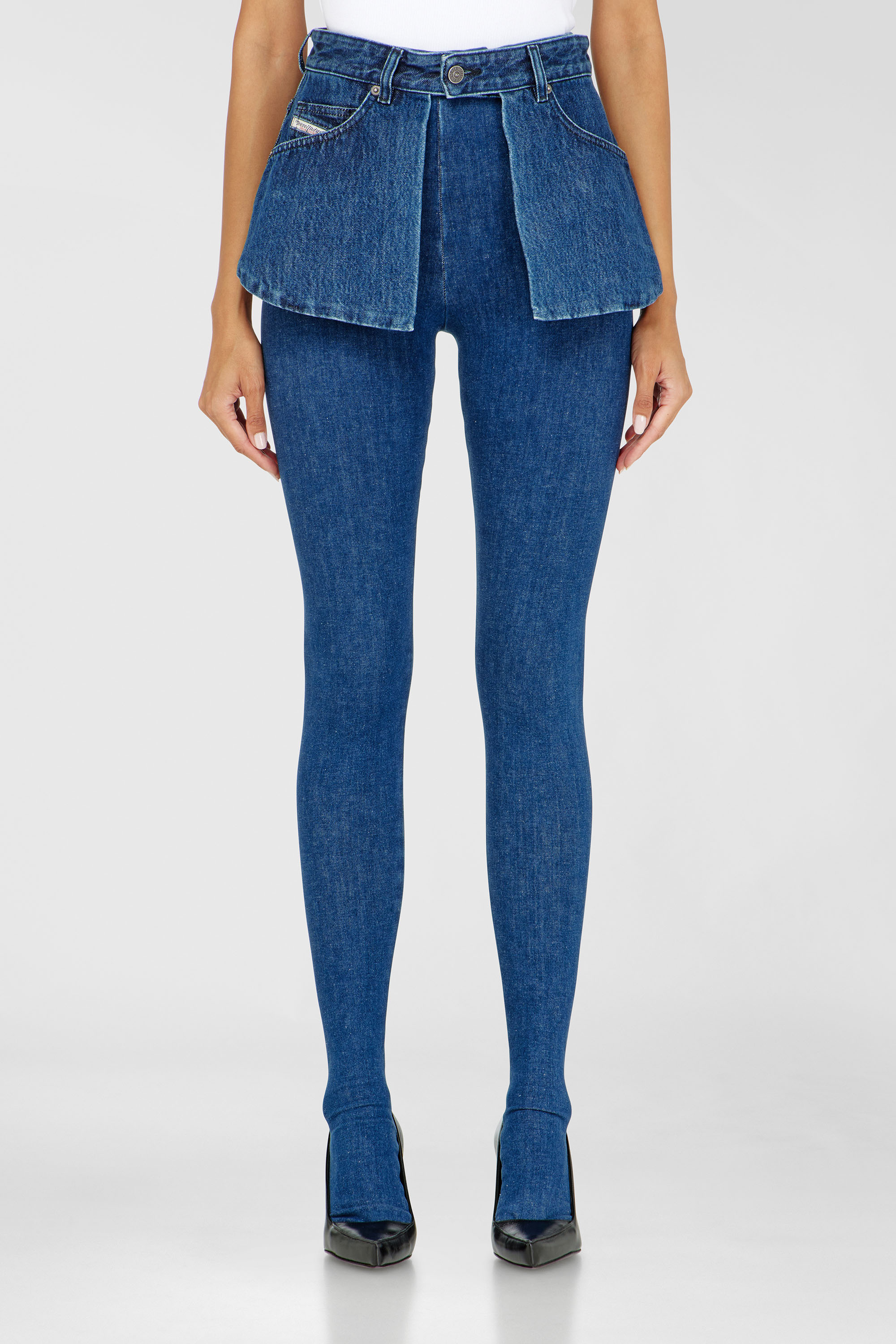 Diesel - Skinny Jeans D-Spika 09R31 Donna, Blu Scuro - Image 4
