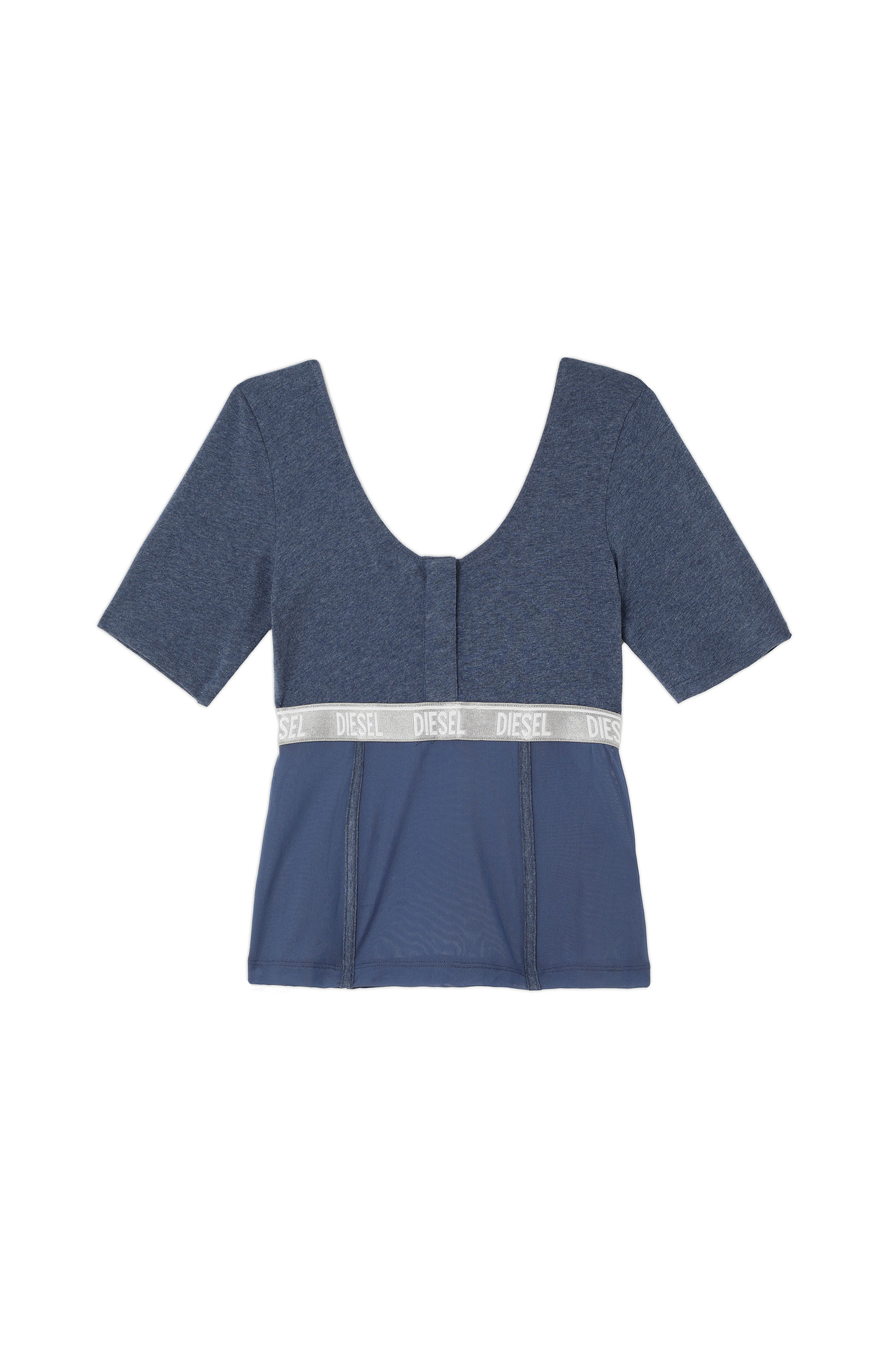UFTEE-TOPCUT-DN, Bleu - T-Shirts