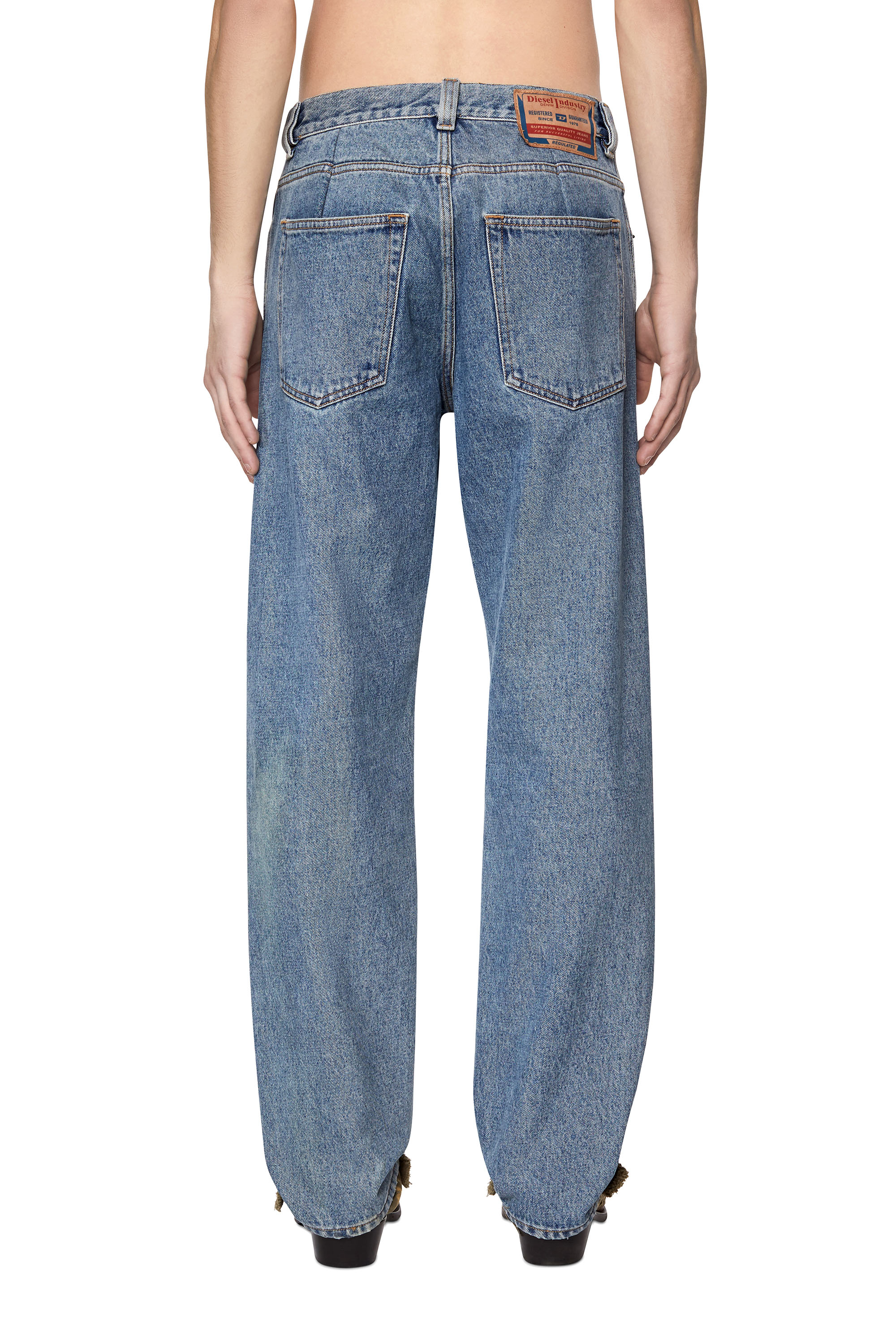 Diesel - 2010 D-Macs 007B9 Straight Jeans, Light Blue - Image 2