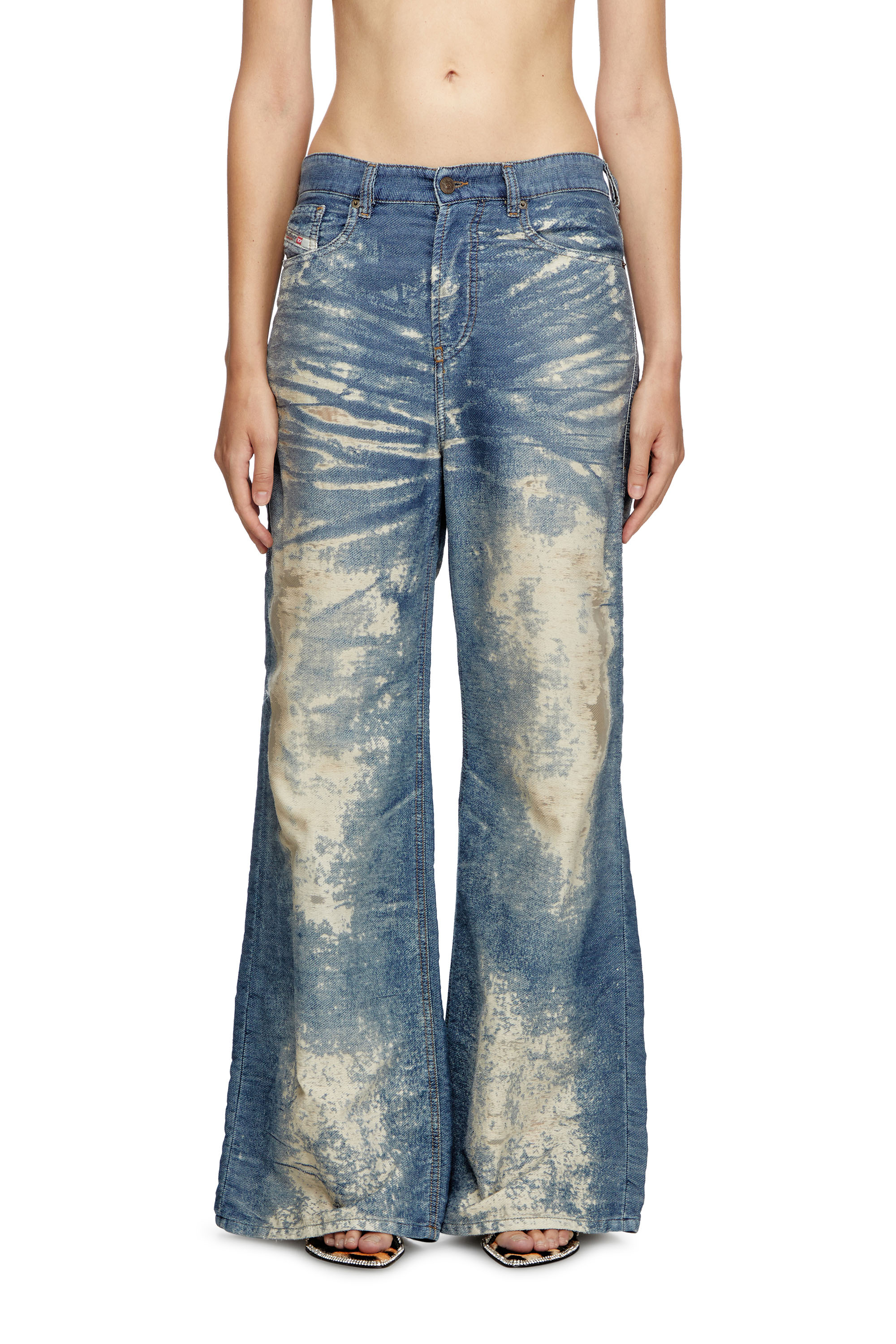 Diesel - Relaxed Jeans 1996 D-Sire 068RE Femme, Bleu moyen - Image 2