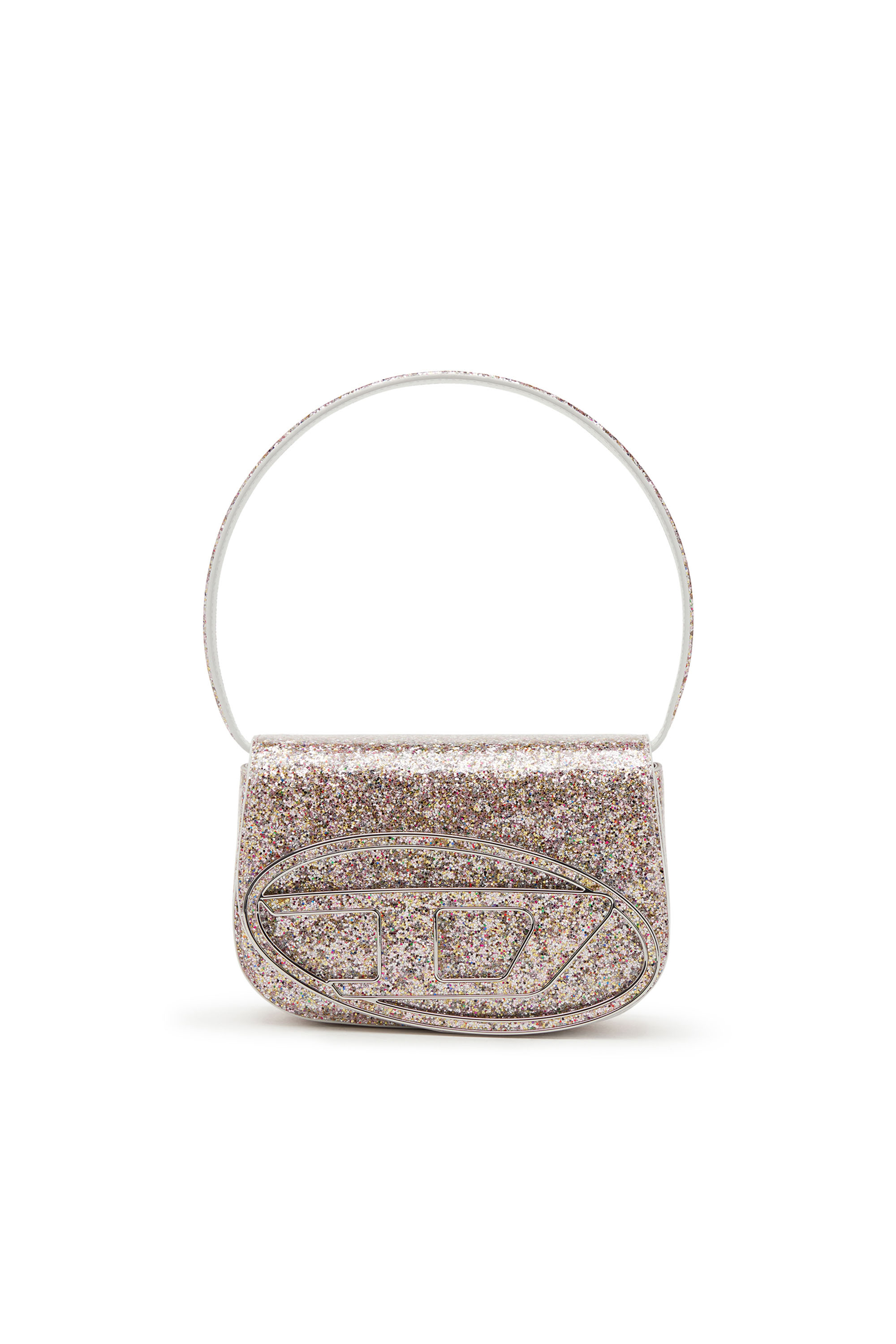 Diesel - 1DR, Damen 1DR-Kultige Schultertasche mit Macro-Glitter in Rosa - 1