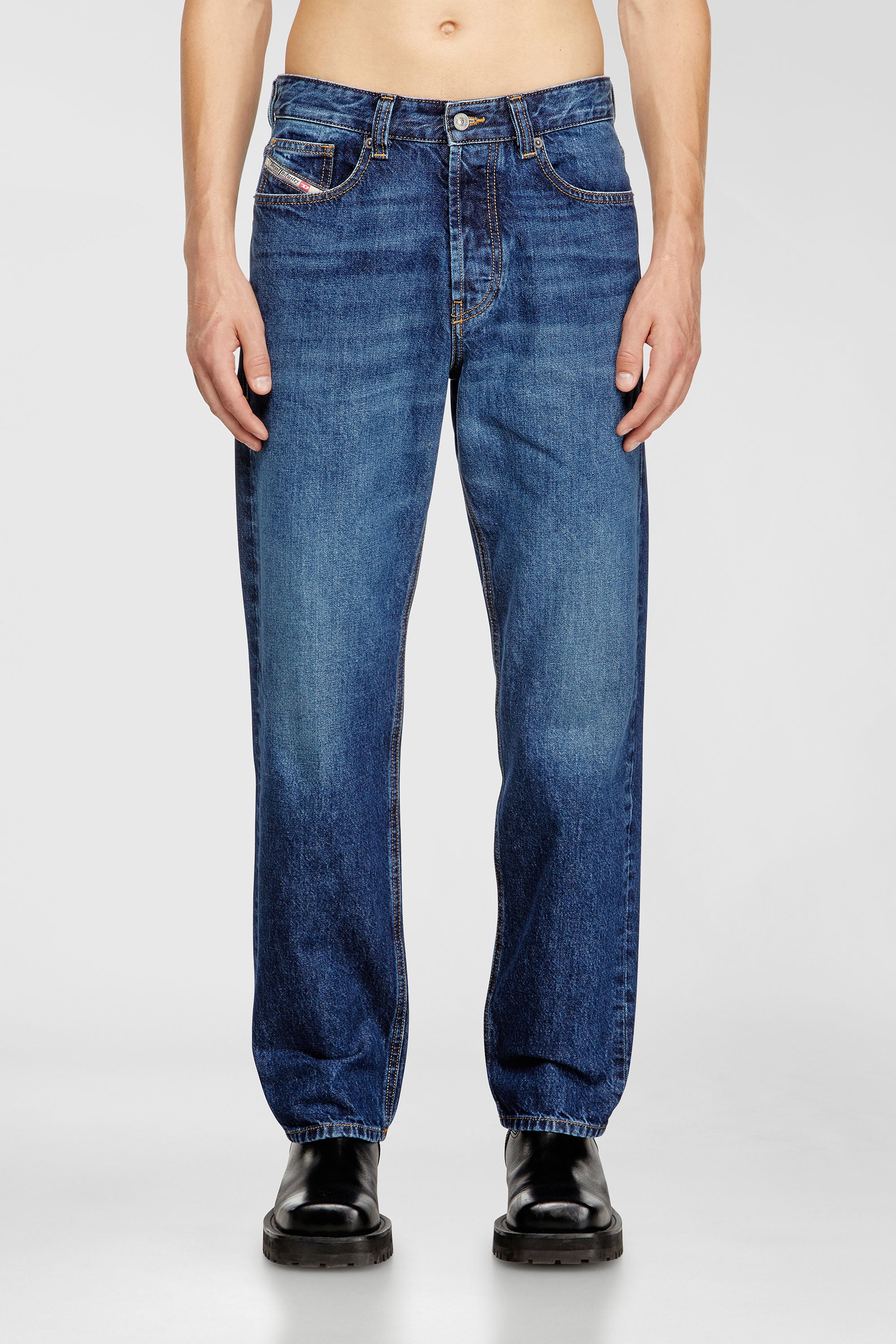 Diesel - Herren Regular Jeans 2024 D-Macs 09I27, Mittelblau - 1