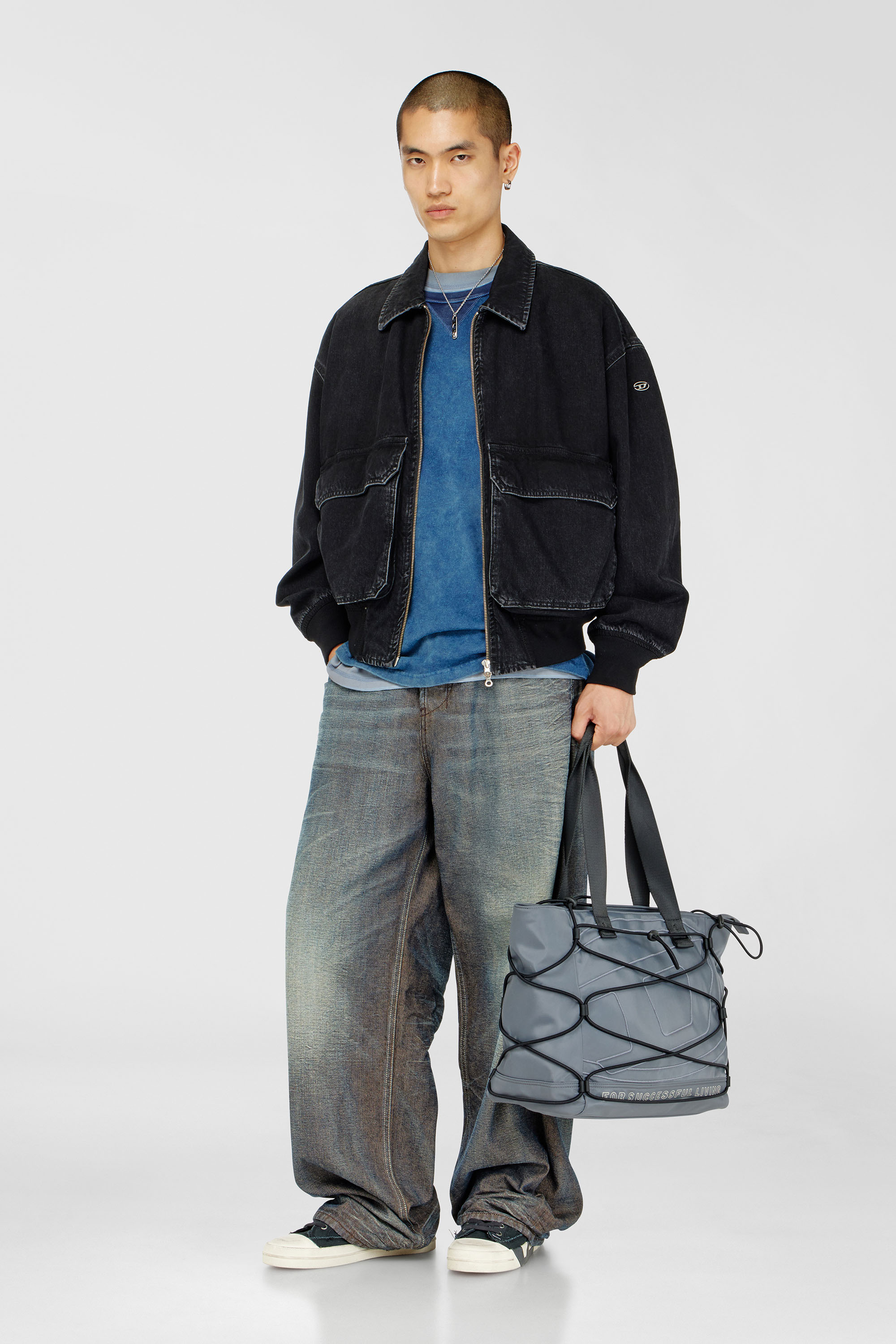 Diesel - D-KURZ, Giacca in denim Unisex in Nero - 2