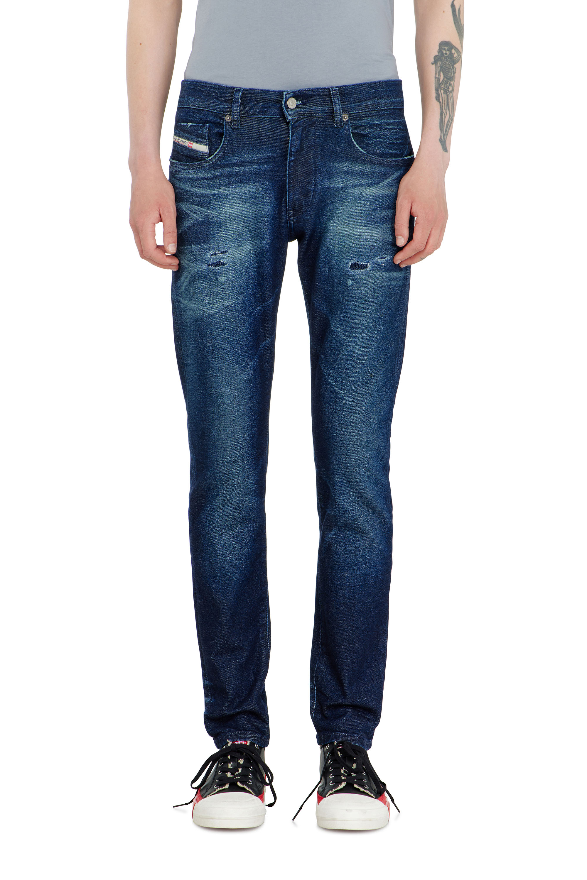 Diesel - Herren Slim Jeans 2019 D-Strukt 0KBBU, Dunkelblau - 4