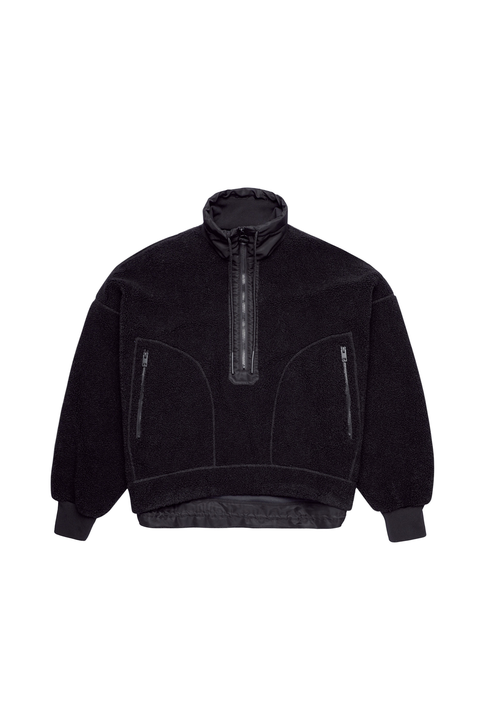 F-CROPTED, Noir - Pull Cotton