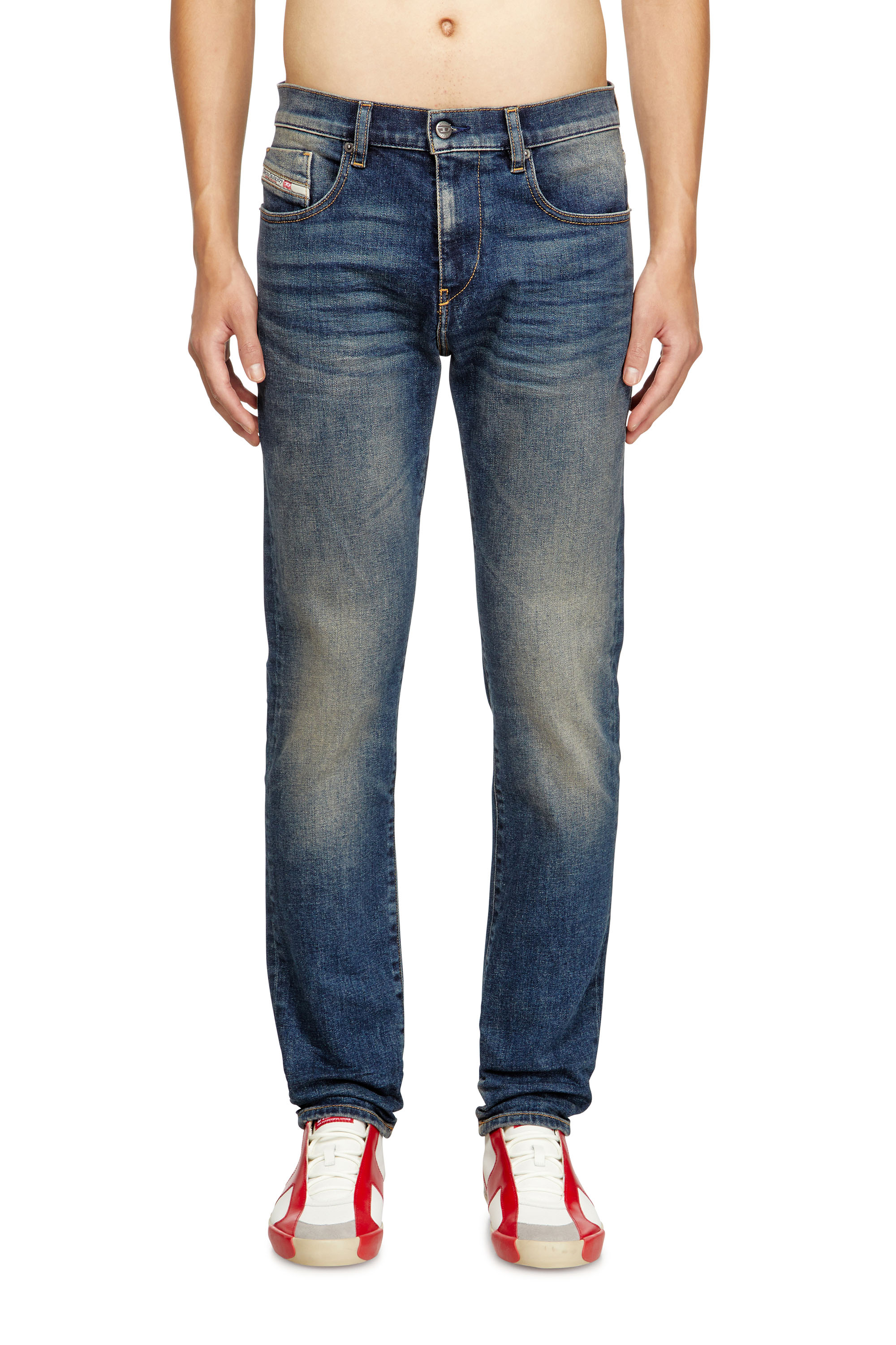 Diesel - Slim Jeans 2019 D-Strukt 09M16 Uomo, Blu Scuro - Image 1