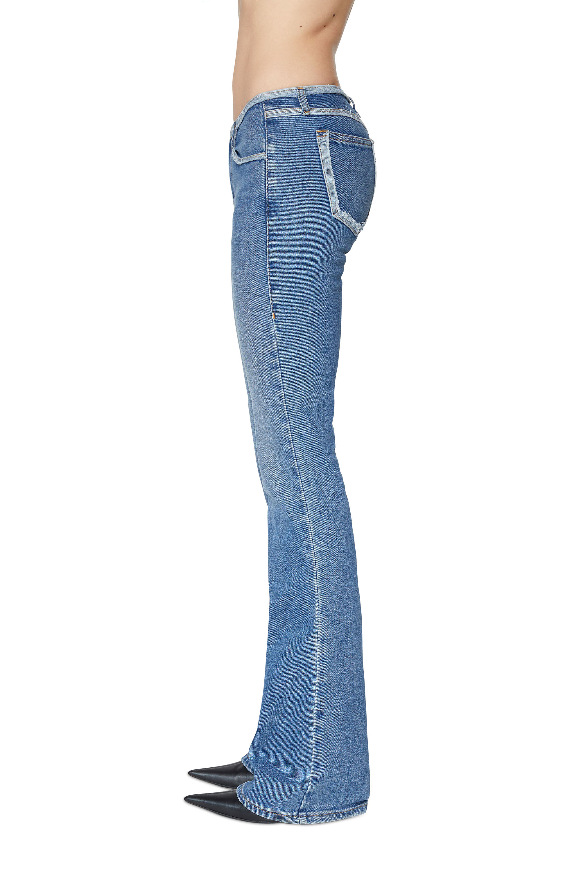 Diesel - 1969 D-EBBEY 09E19 Bootcut and Flare Jeans, Mittelblau - Image 6
