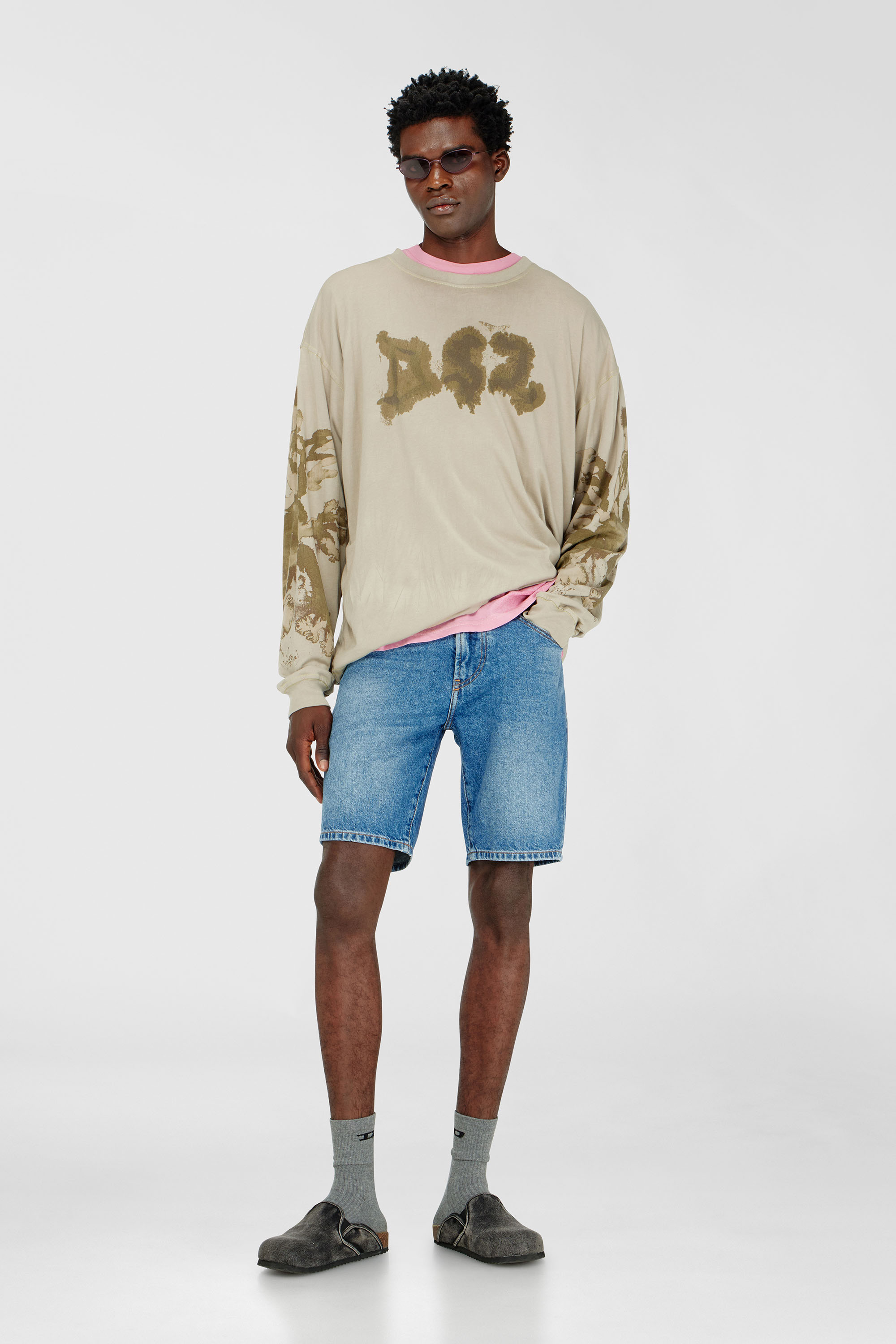 Diesel - D-FIN, Short slim en denim &agrave; lavage propre Homme in Bleu - 1
